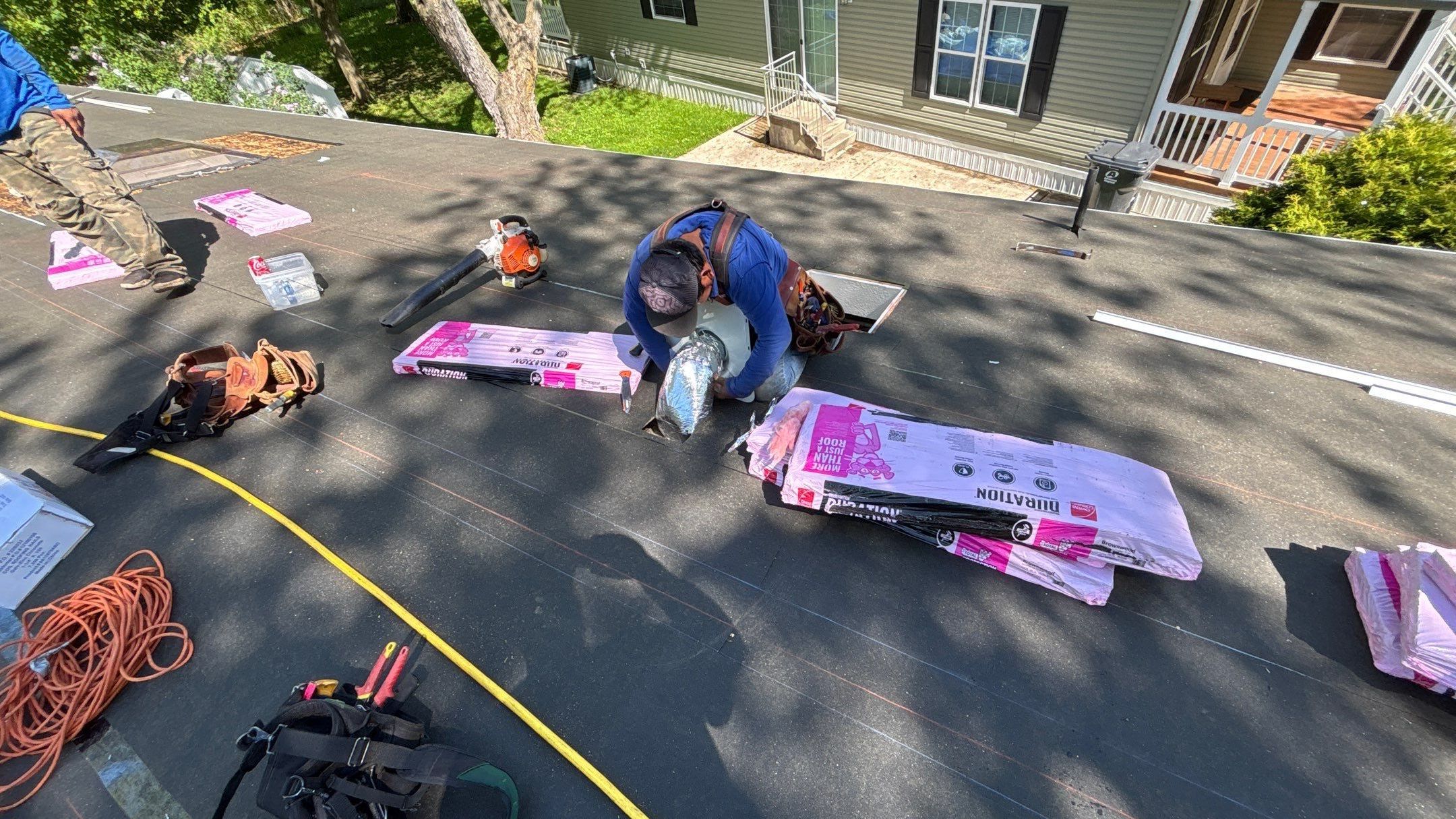 Roof Replacement using Owens Corning Brownwood by 180 Contractors