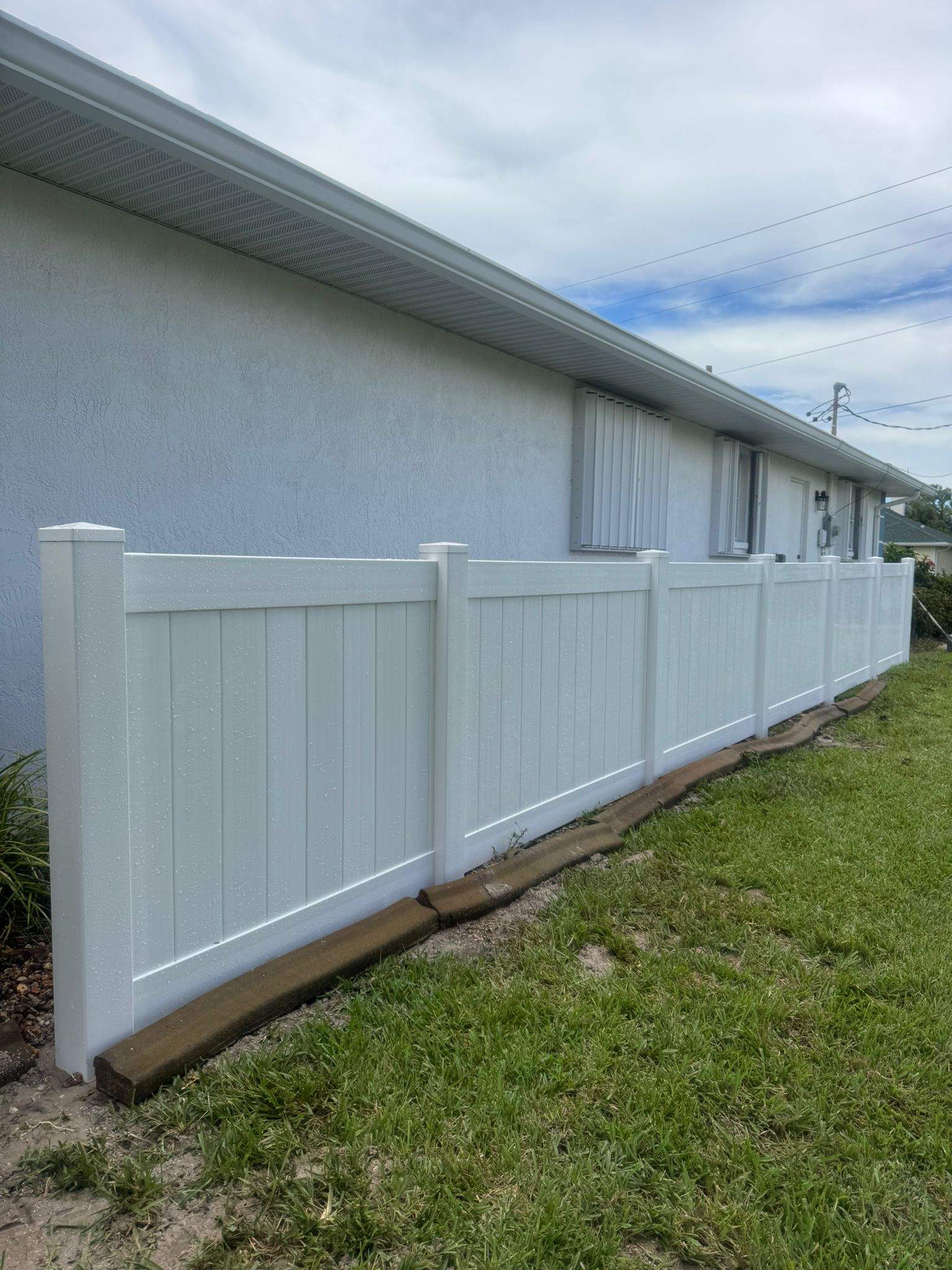 White Vinyl Fence Installation in Rotonda West by True Fence LLC