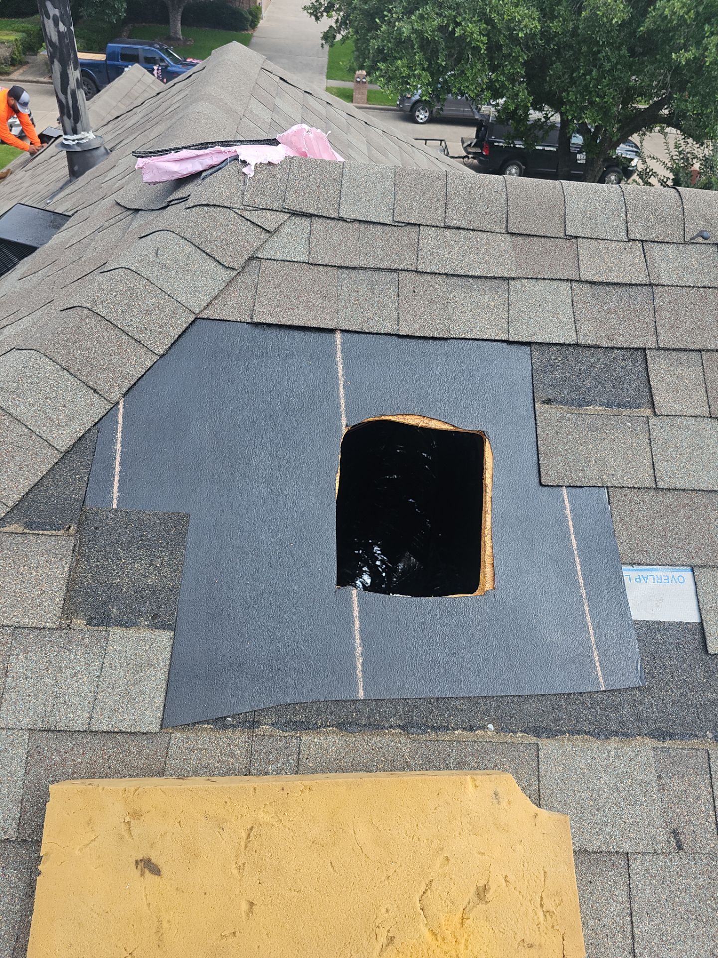 Hail Damage using Owen's Corning Duration (Lifetime) Shingles by Roof Repair Company