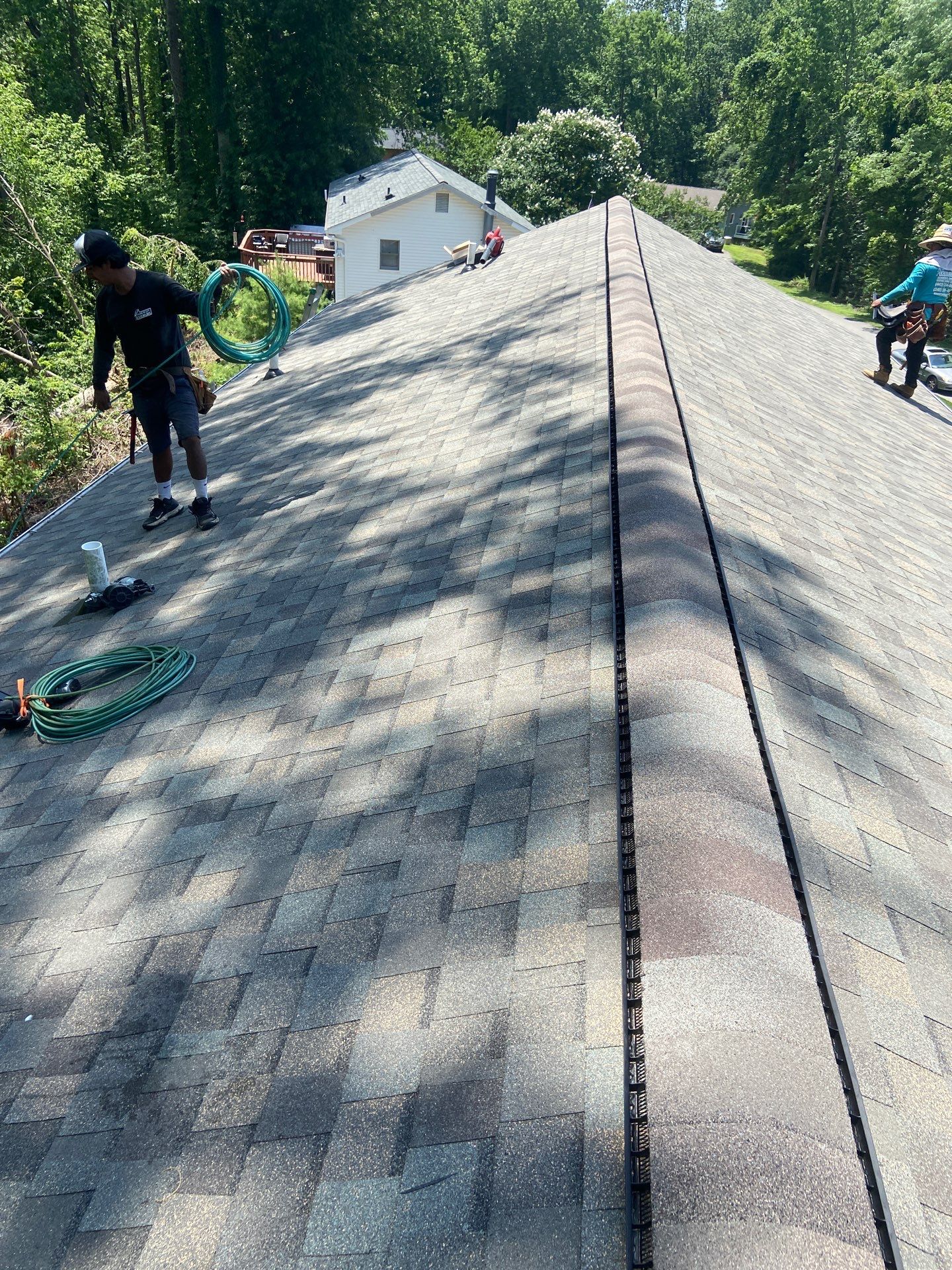 Residential Roofing Installation using TAMKO TITAN - THUNDERSTORM GRAY by Storm Ready Exteriors