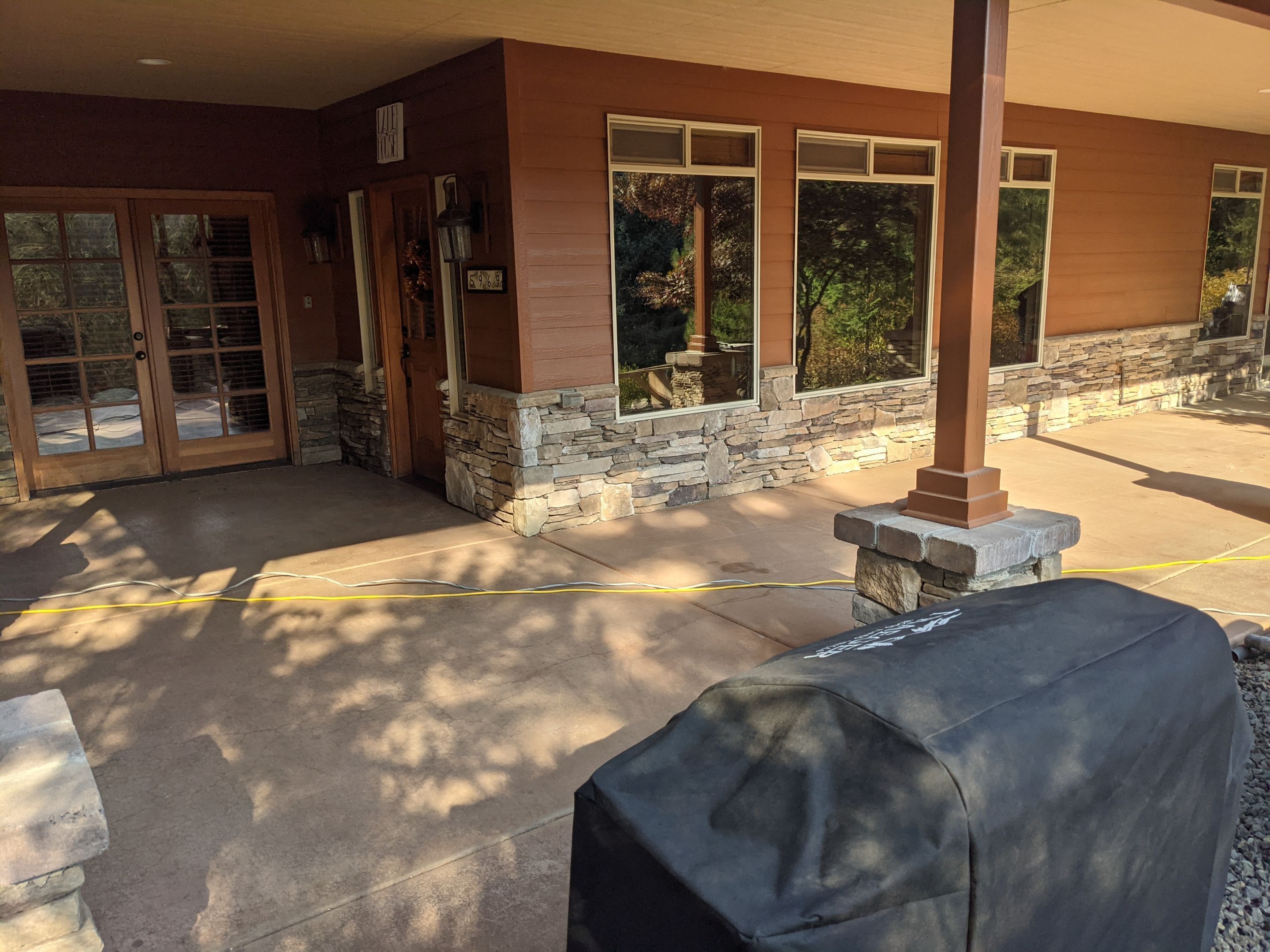 Patio Installation using Echo 1/4" Chip by Croc Coatings, LLC