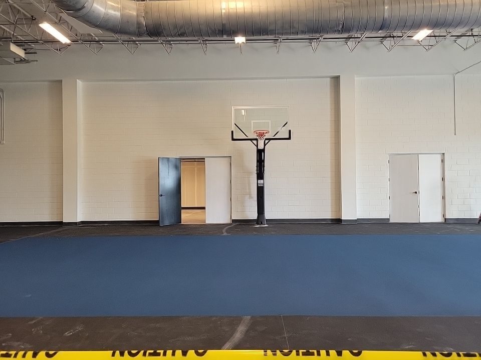 Magnolia HQ.... Pickleball, Basketball Volleyball Court by Sport Court Austin