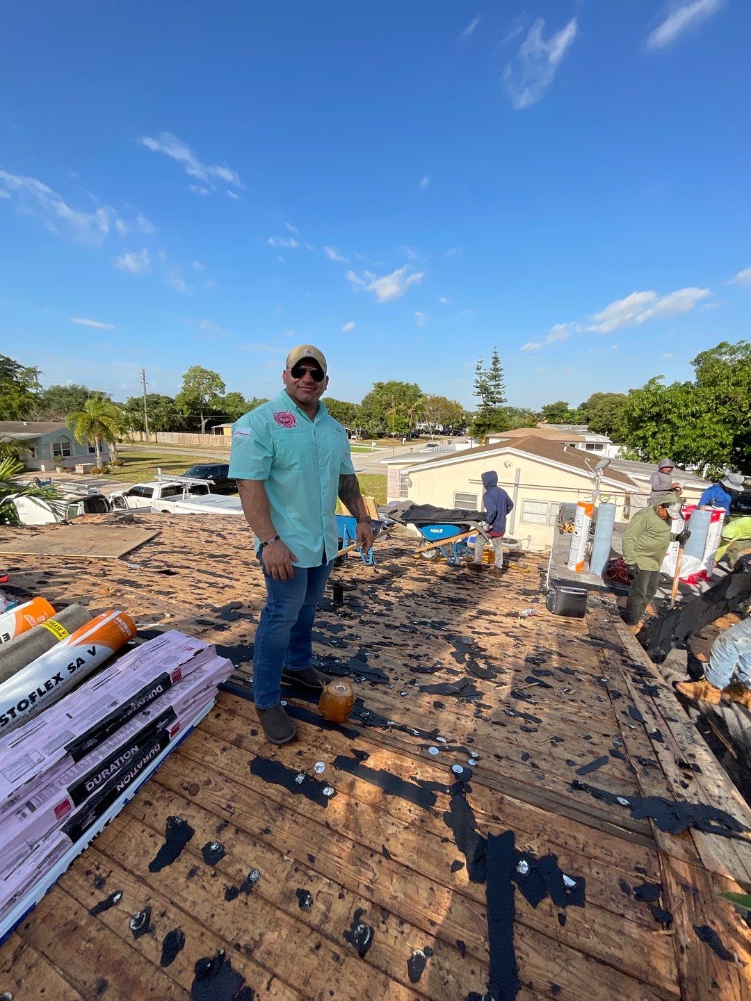 Beautiful Blue Shingle Re-Roof in Hollywood! by First Due Roofing