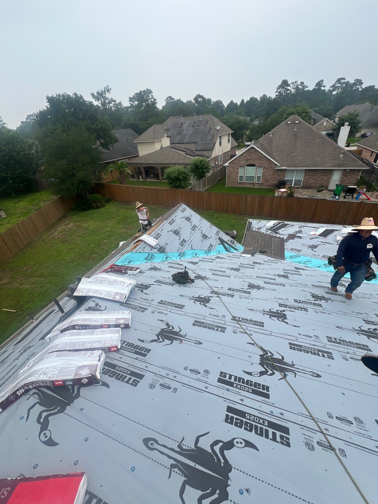 Residential Roof Replacement using GAF HDZ - Weathered Wood by Elite Roofing LLC