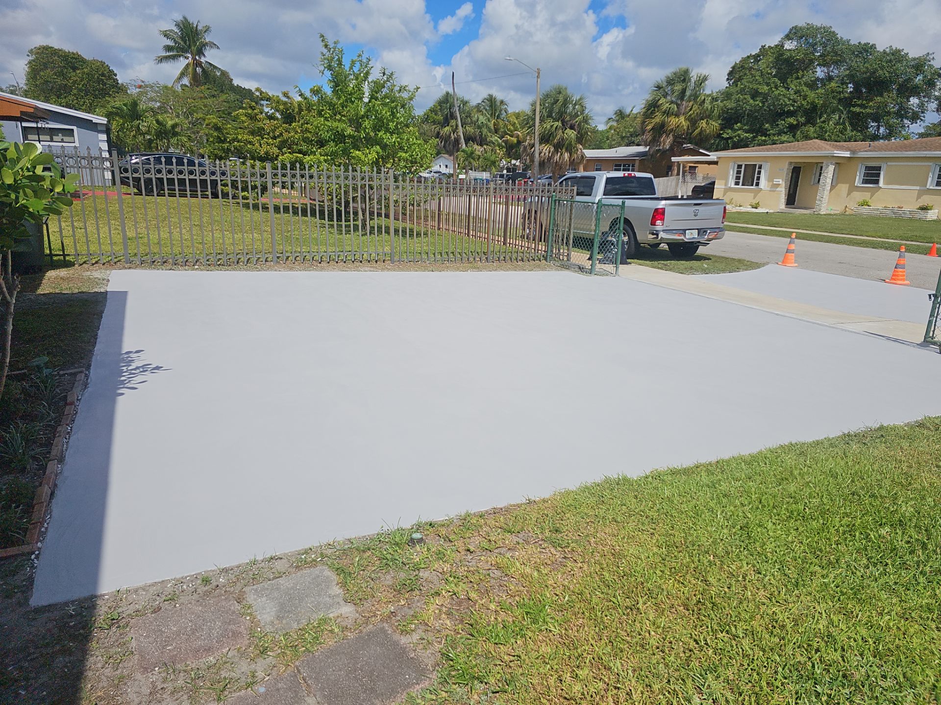 Painted Driveway by Seamless Surfaces