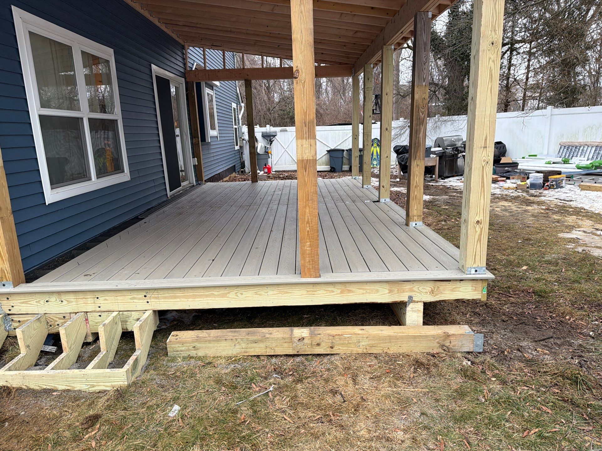 New Deck Porch In Keport by deck guardian