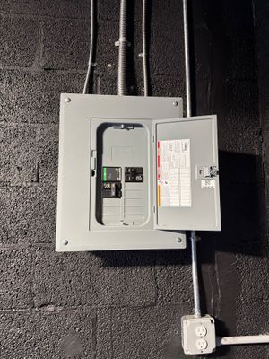 Condenser Disconnect and Wiring And Sub Panel With Surge Protection 