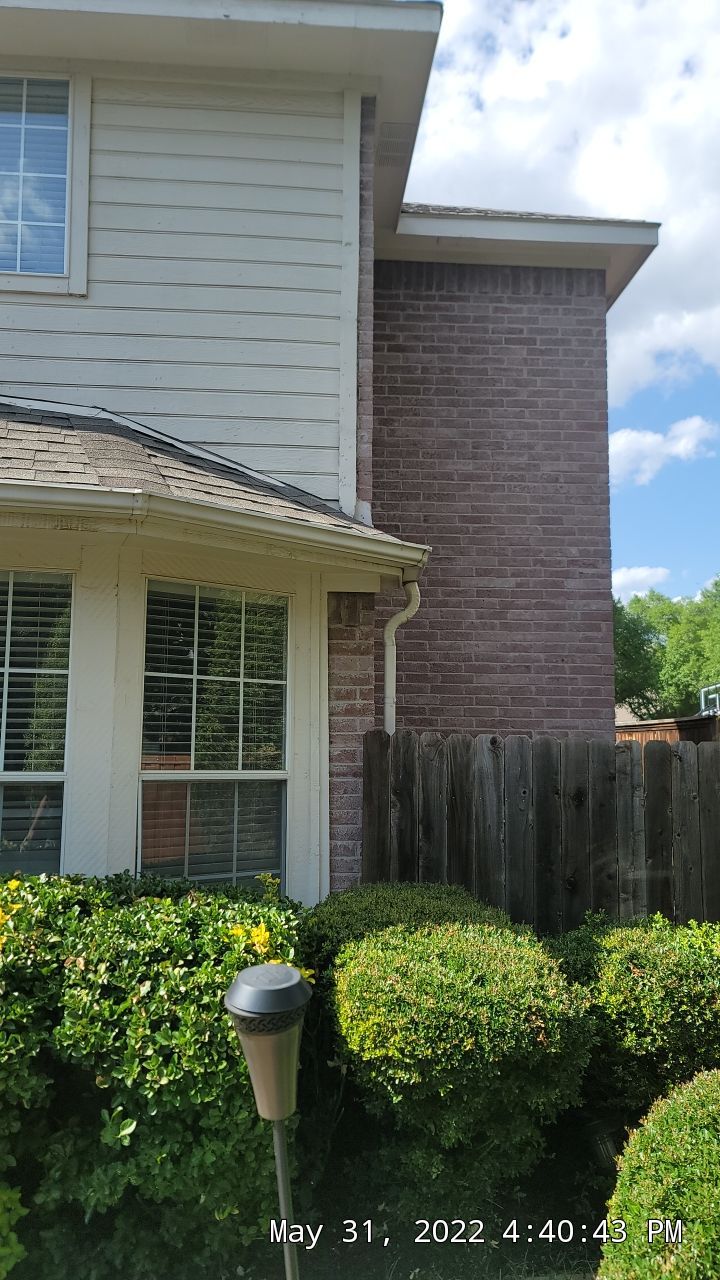 Insurance Claim Roof and Gutters using Owens Corning Oakridge Driftwood by Tex-Line Roofing