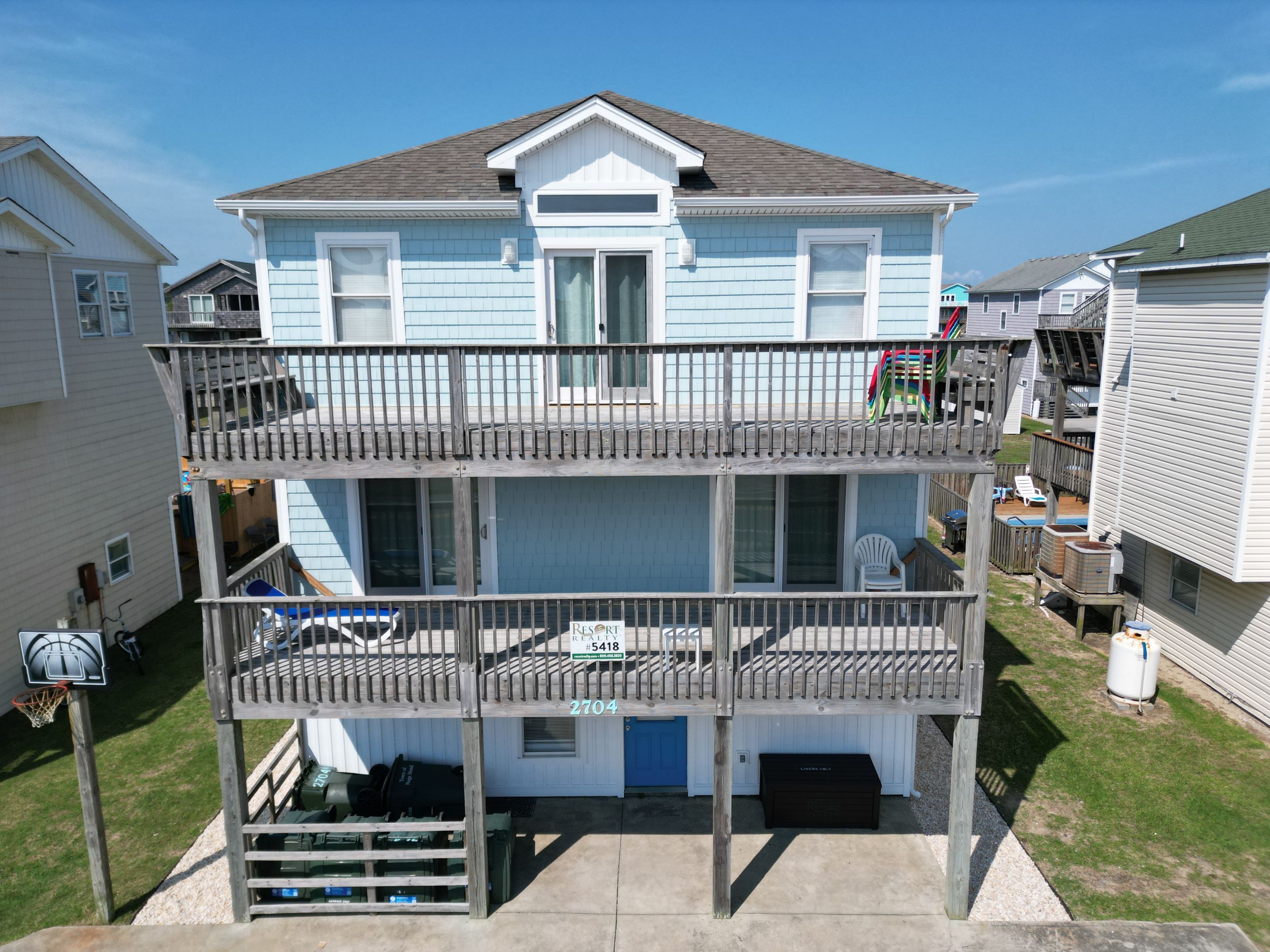 From Bland to Blue by Gallop Roofing & Remodeling, Inc.