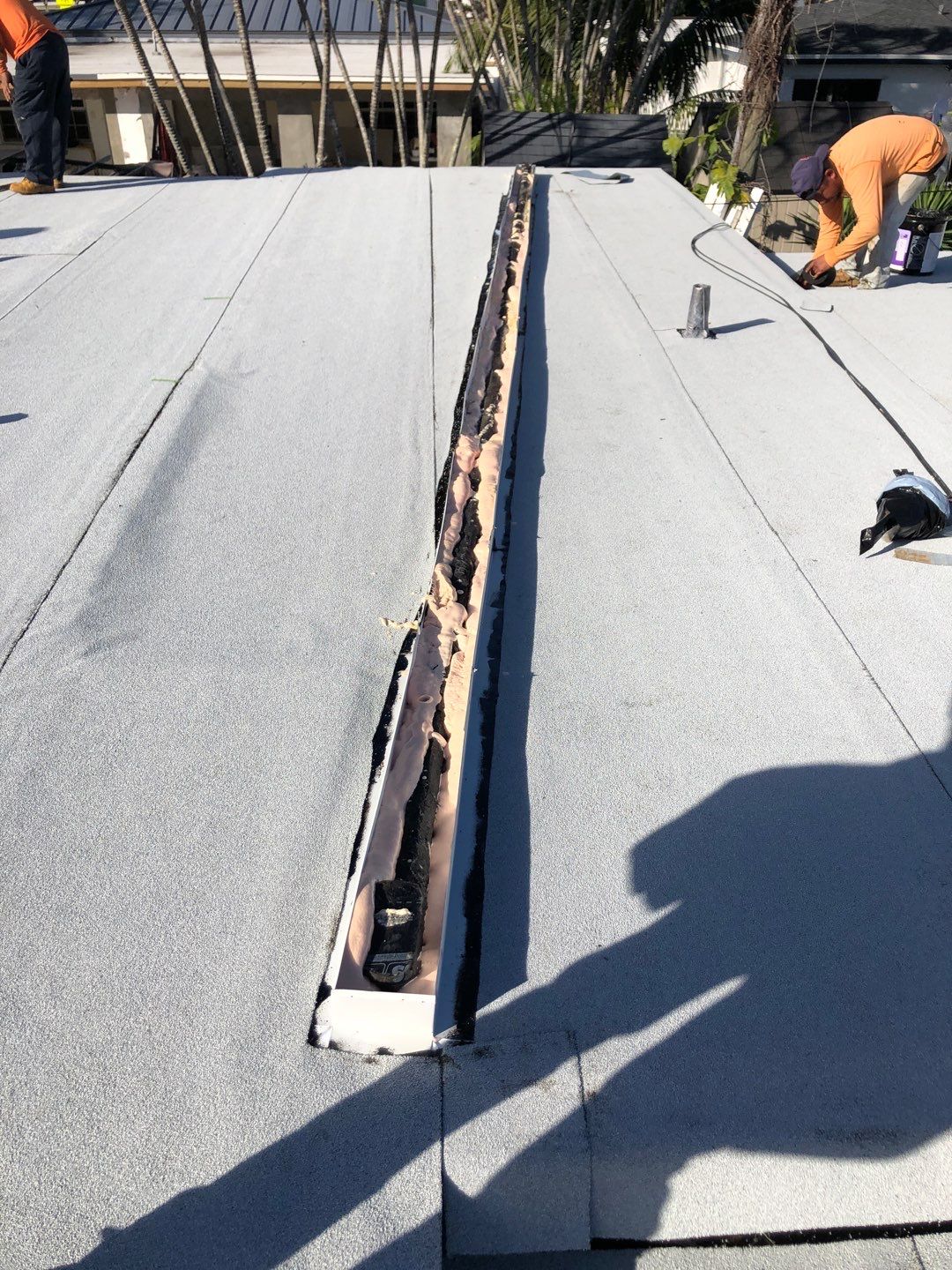 Residential Re-Roof using Polyglass Self-Adhered Flat Deck by First Due Roofing