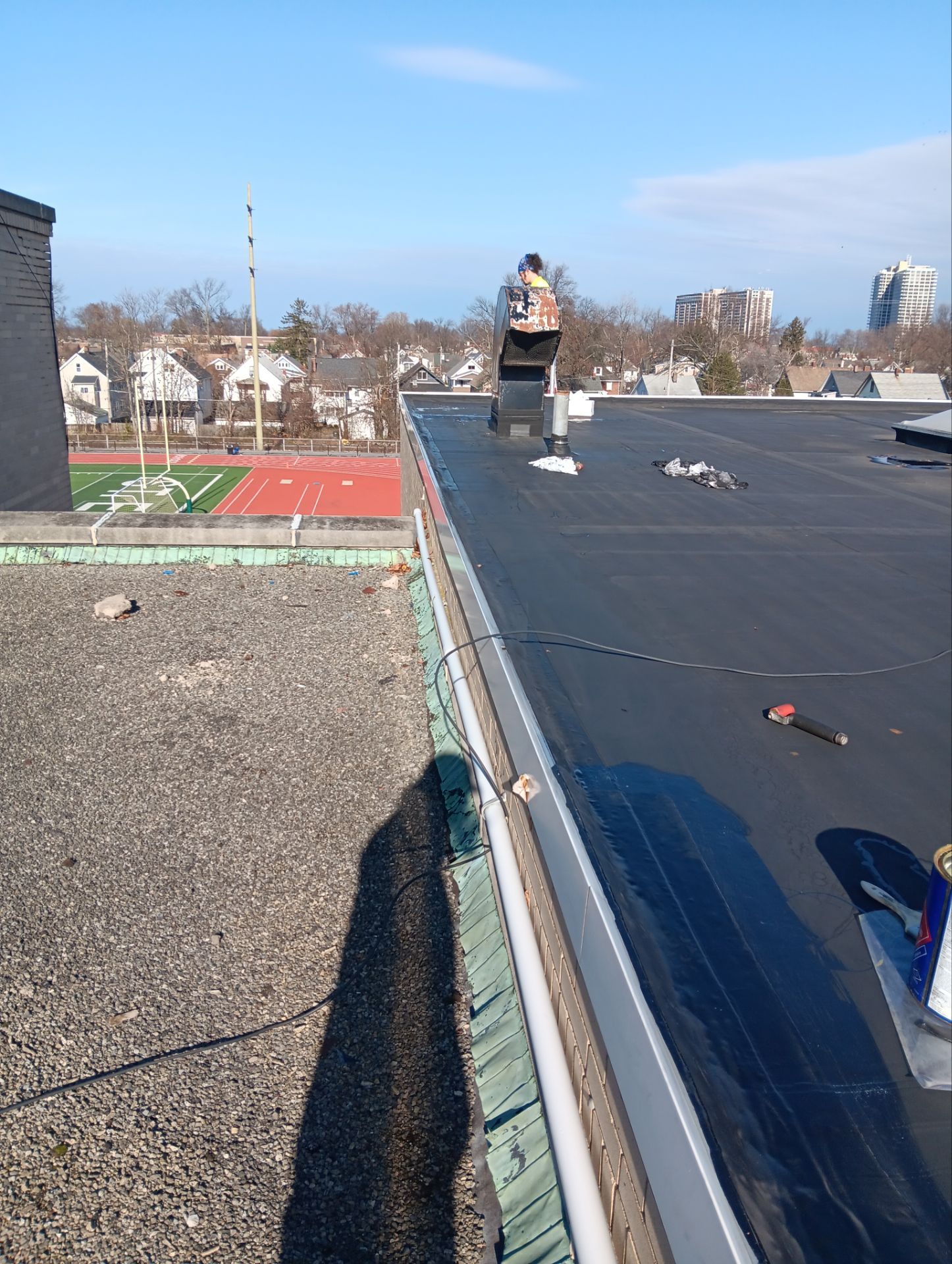 Commercial Roofing using Roof Replacement by Absolute Roofing and Construction