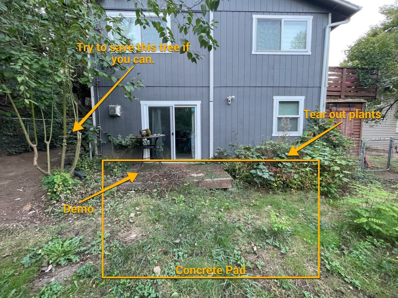 Concrete Pad by Hawthorne General Construction