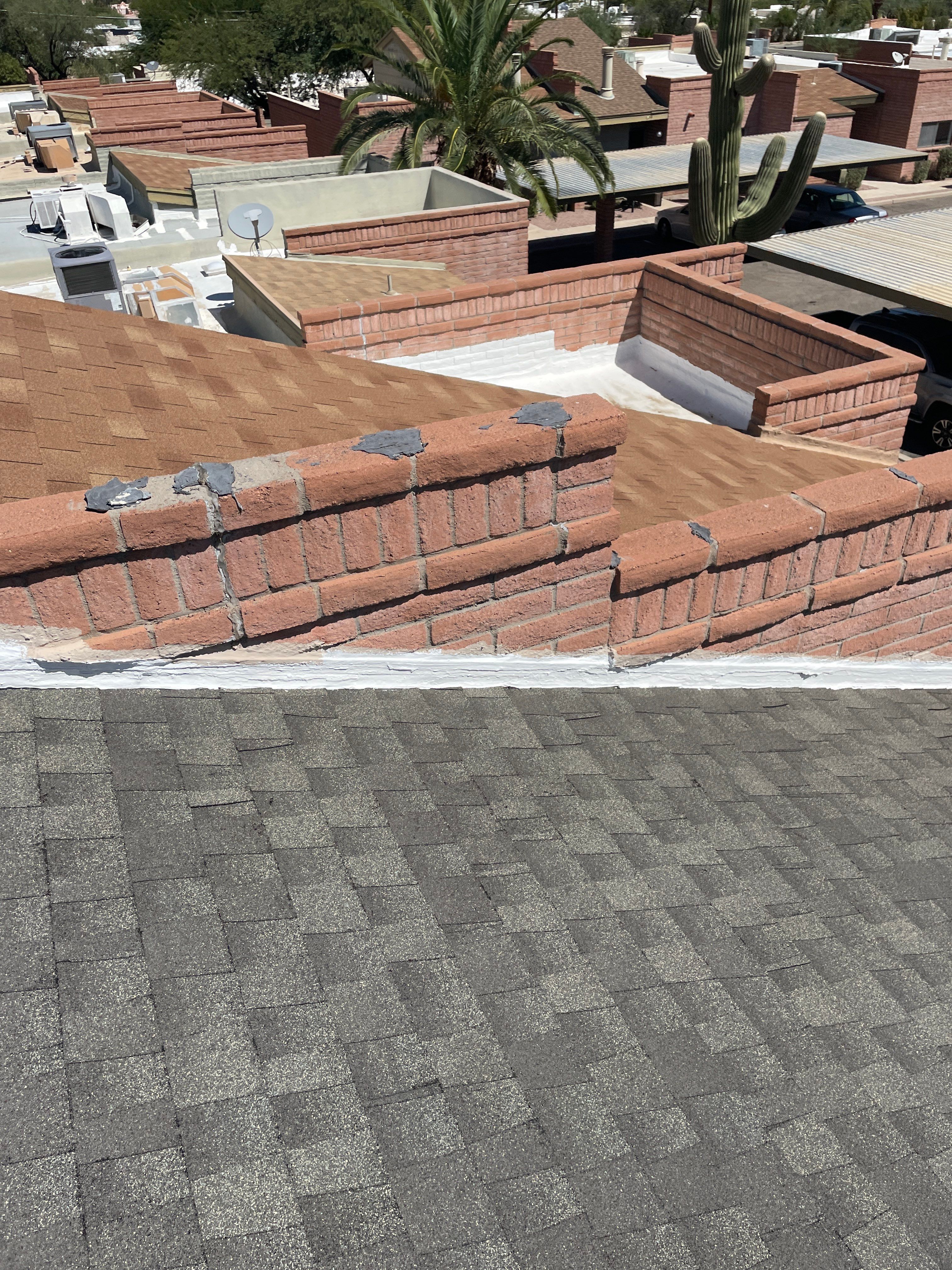 Shingle Roof Replacement and Low Slope Coating in Tucson by West Coast Roofing AZ