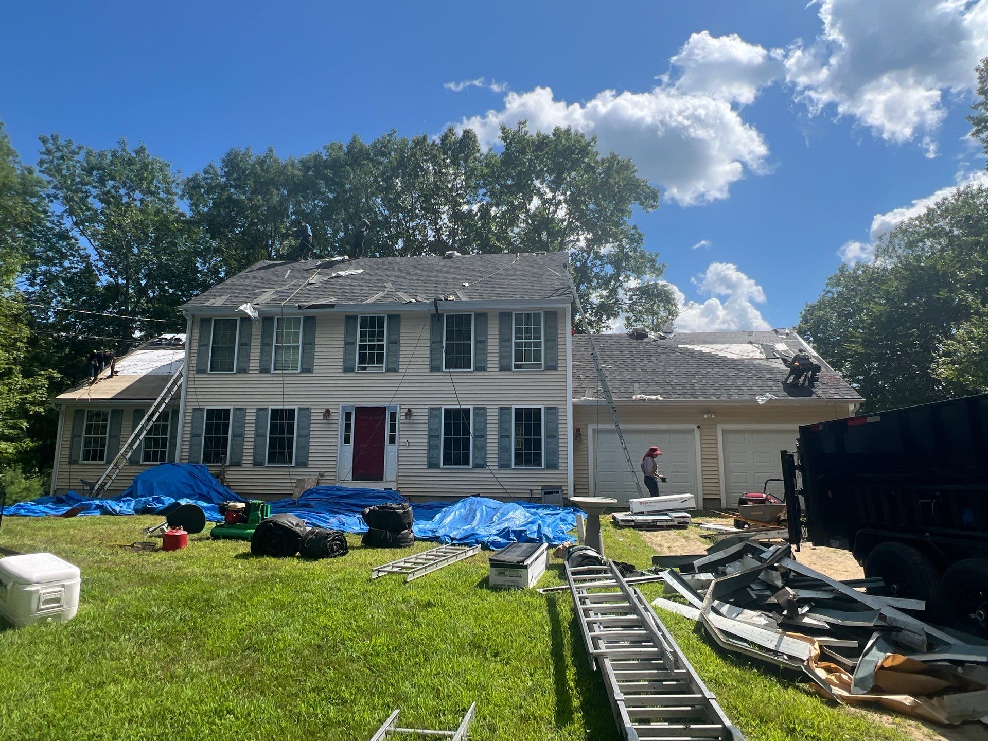 IKO Roof Installation in Deerfield, NH by Tall pine roofing