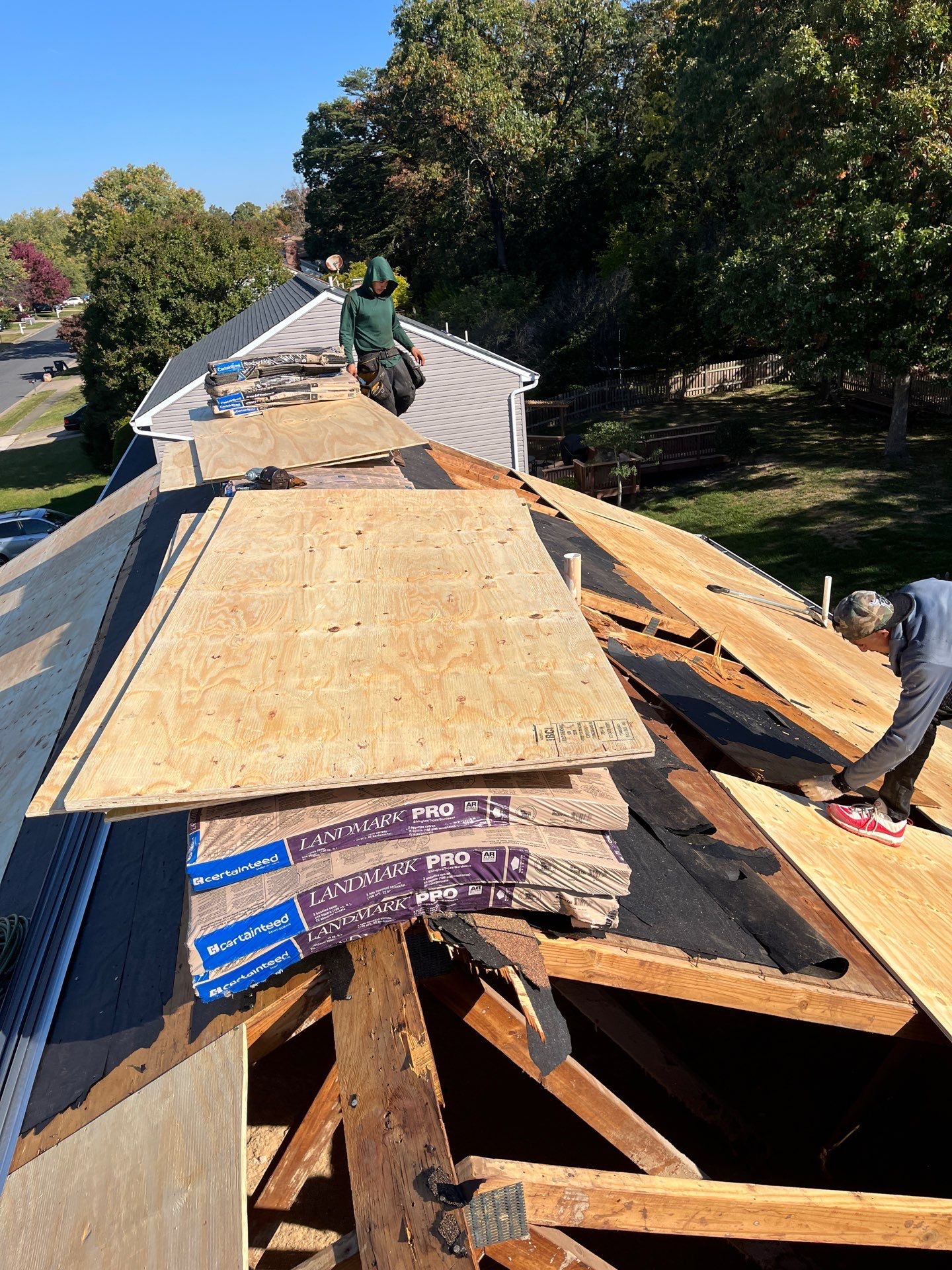 Sterling: Residential Roof Replacement with CertainTeed Landmark Pro Designer Shingles in Max Def Mojave Tan by RM Banning, Inc.