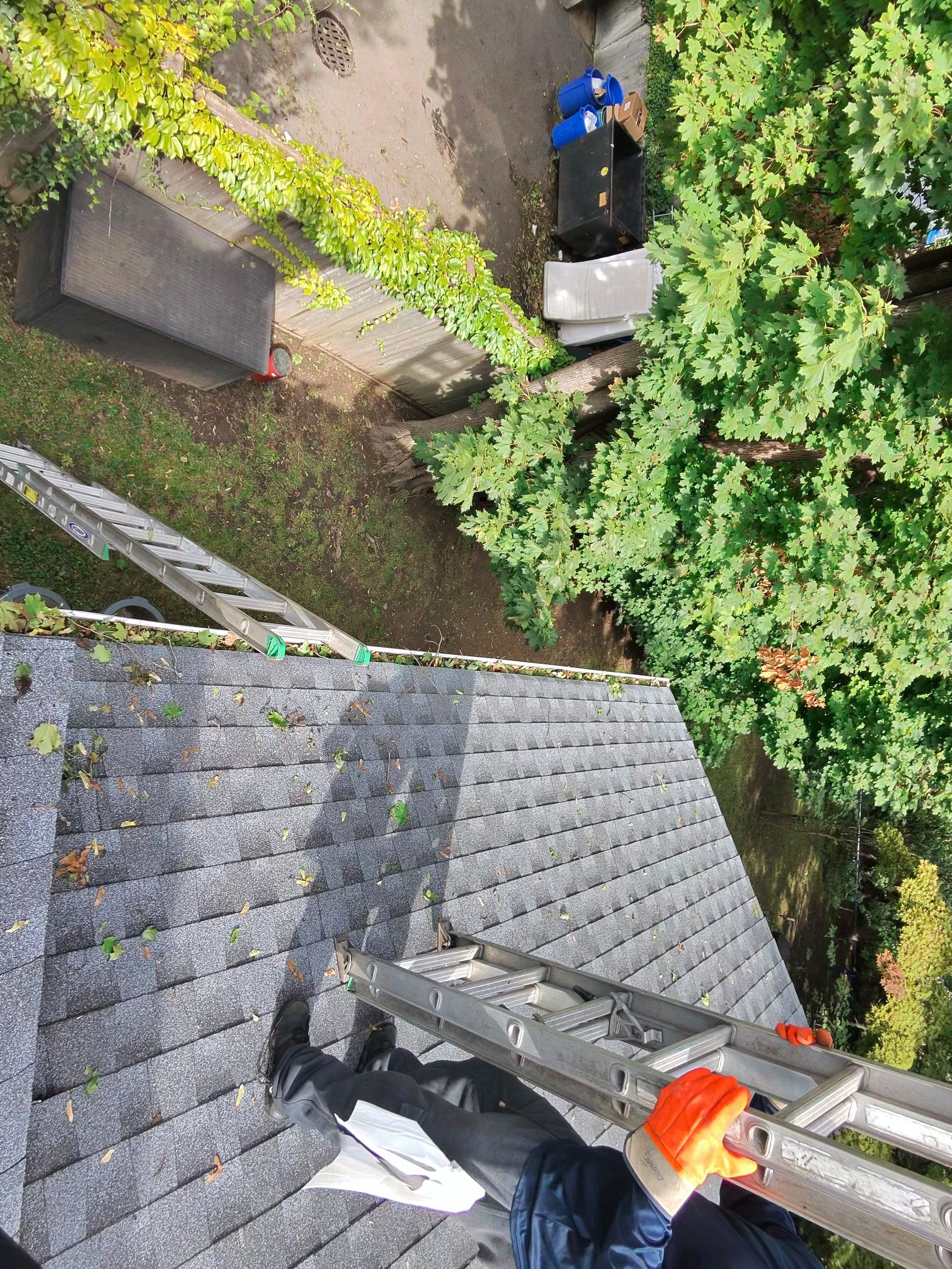 Gutter and Roof Cleaning for Residential Property in Great Neck by Above All Gutters 