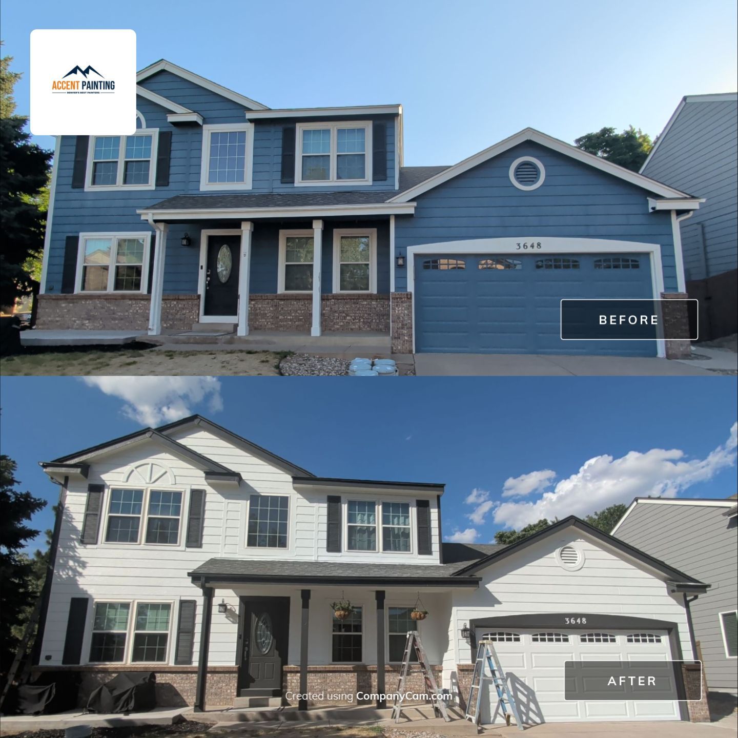 Project in Highlands Ranch, CO by Accent Painting