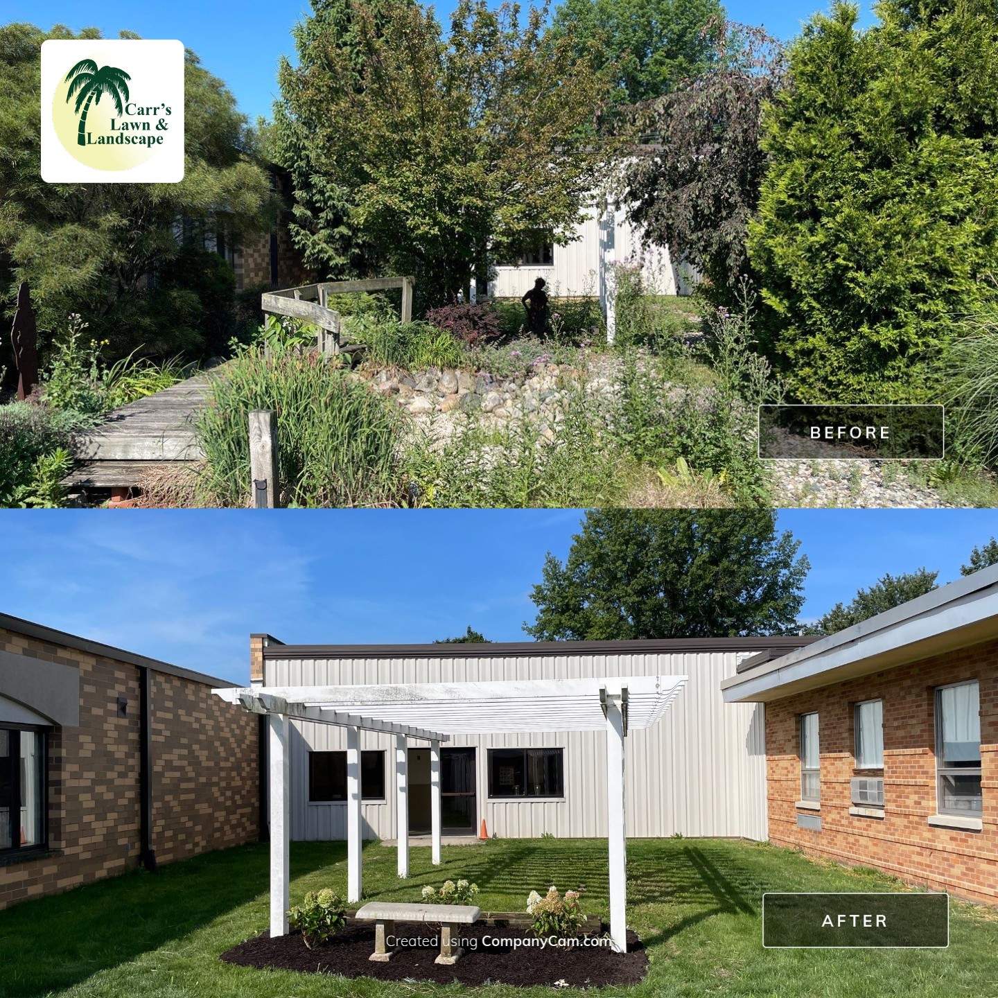 Courtyard Renovation by Carrs lawn and landscape