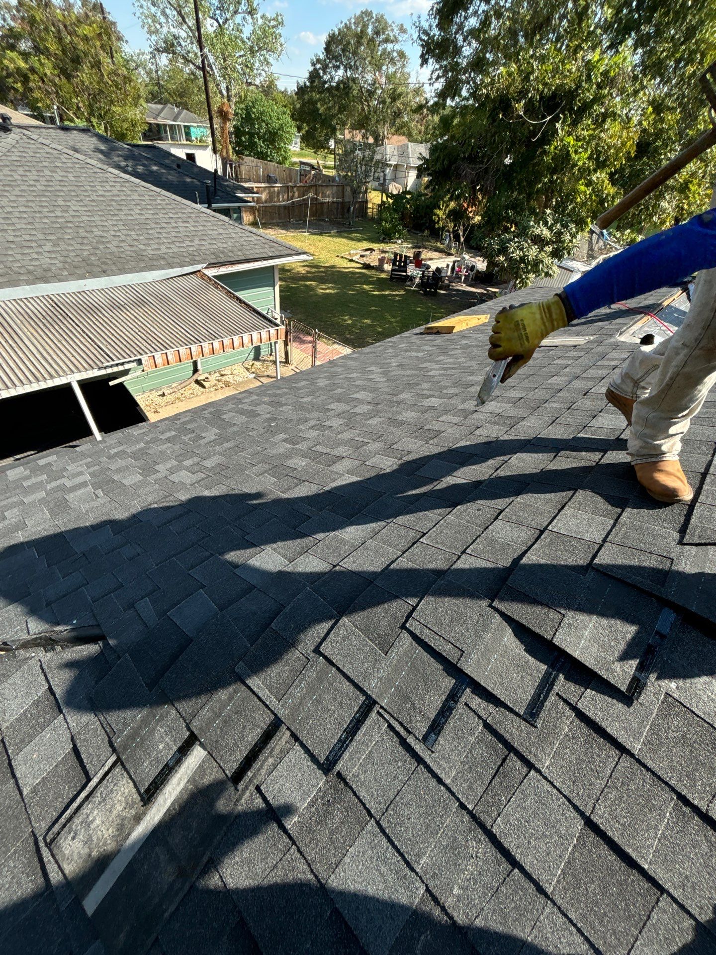 Residential Roofing Installation using Owen's Corning Duration (Lifetime) Shingles by Roof Repair Company
