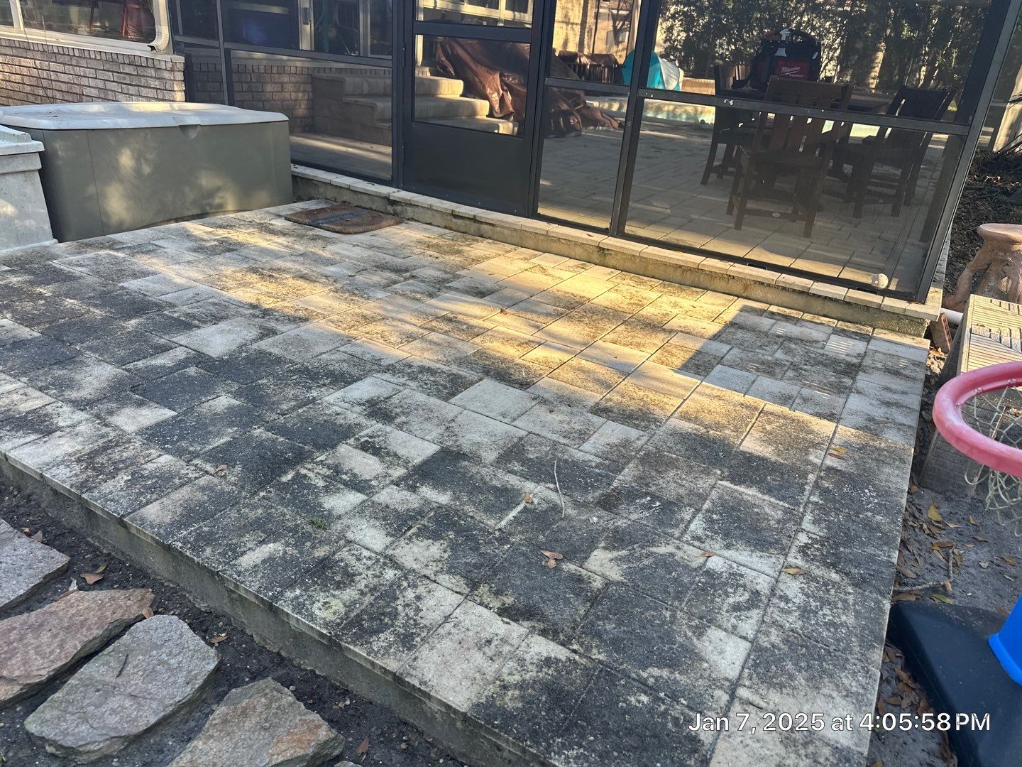 paver patio using Concrete Sealant by DuraSeal