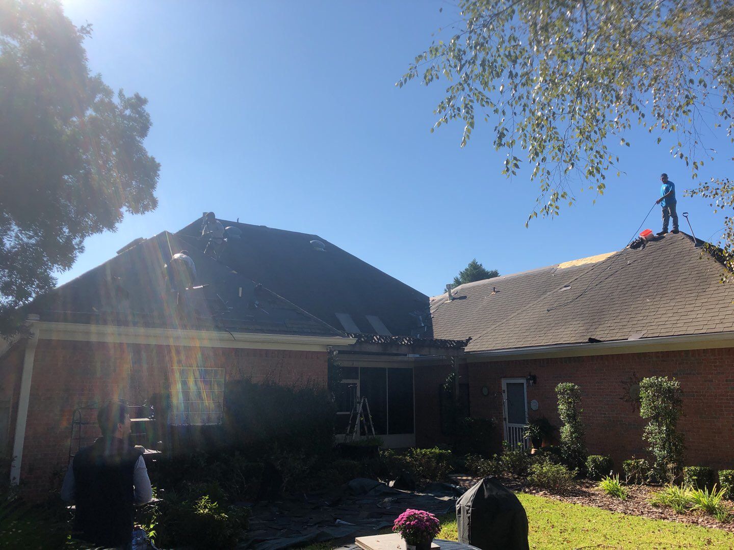 Residential Roofing Installation using Roof Replacement by American Roofing & Construction LLC