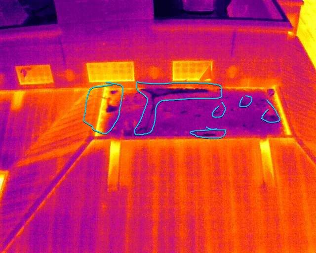 Commercial Roofing Inspection using Thermal Imaging Drone by Total Restoration Services
