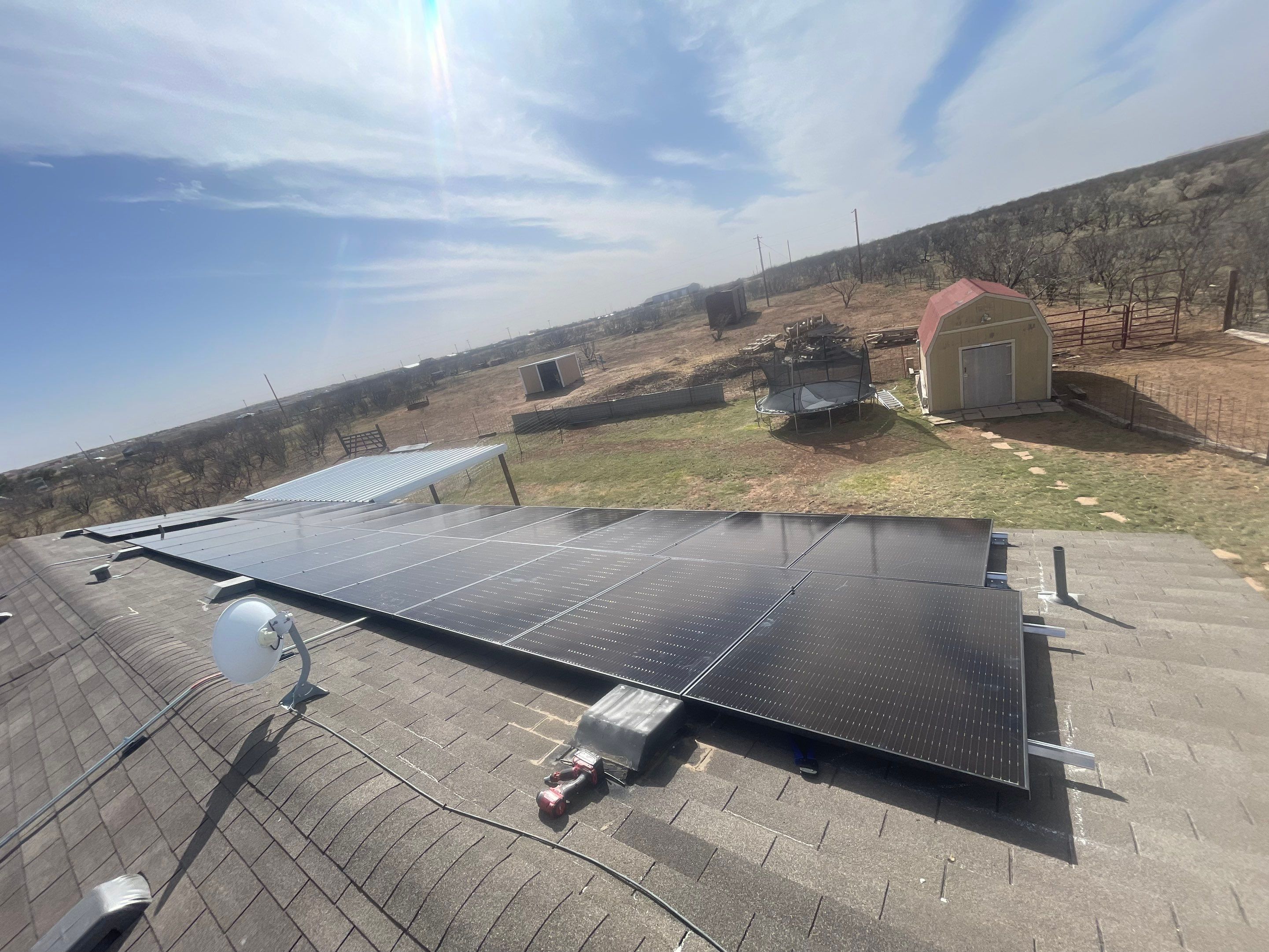 Project in Amarillo by Trojan Solar