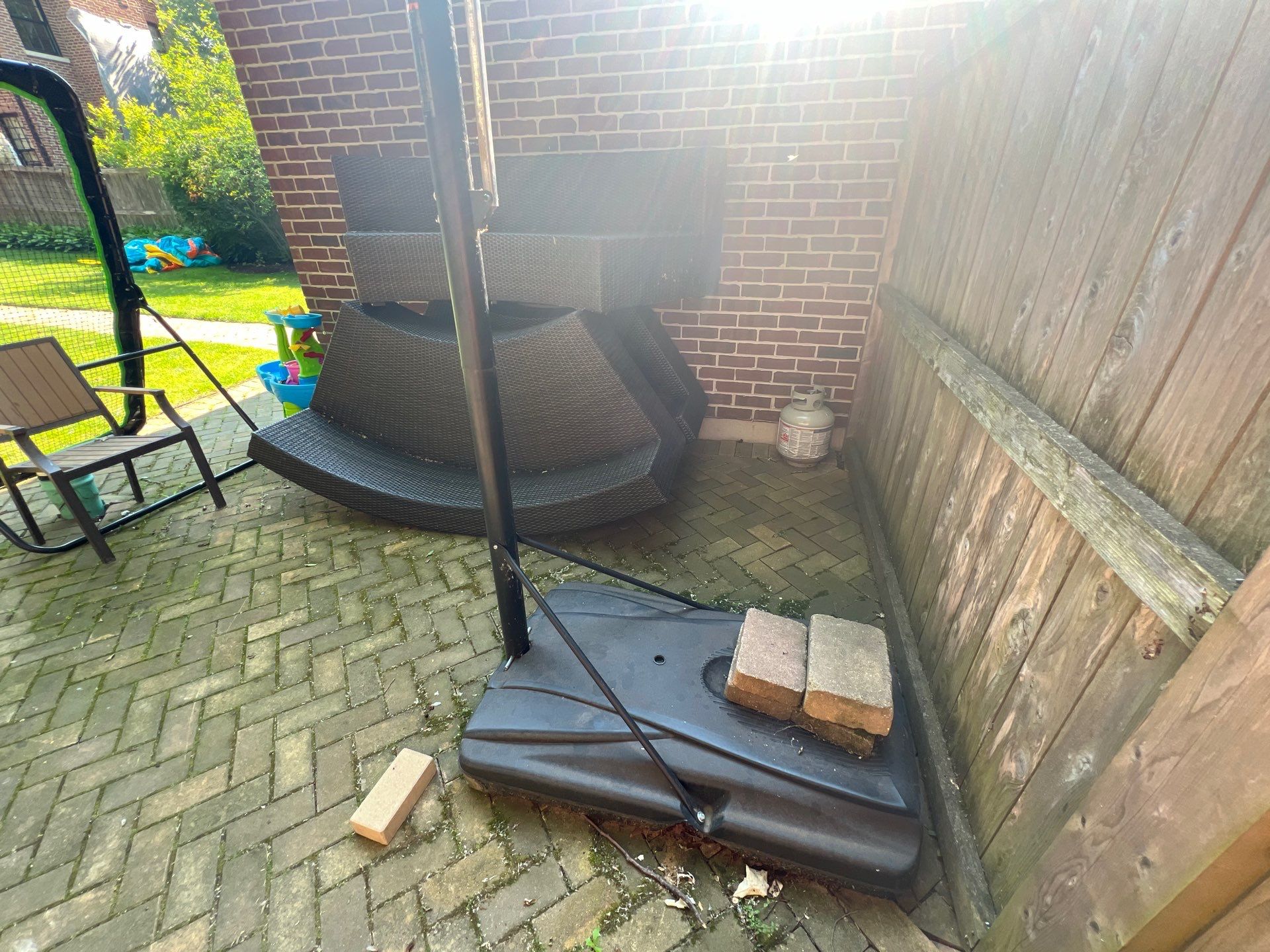 brick paver repair  using Structure bond Techniseal by Northern Power Washing LLC.