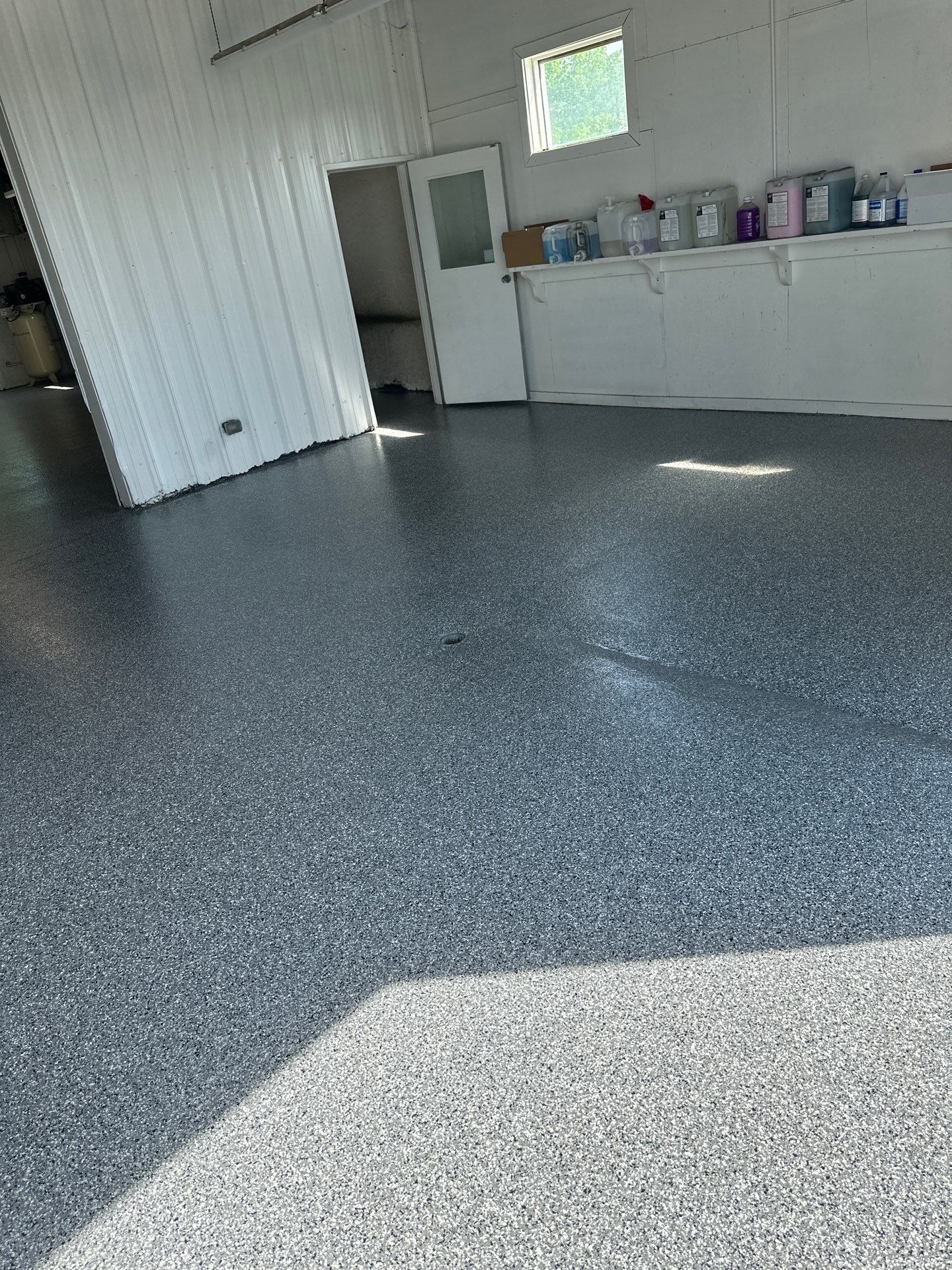 Commercial Floor Coating using Wombat by My Garage Floor Guys