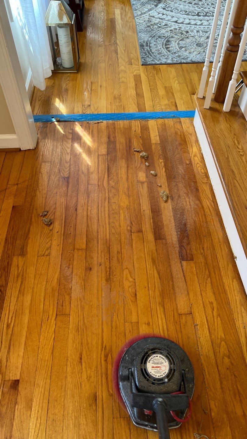 Hardwood Renewal  using Finish Em by Monster Clean