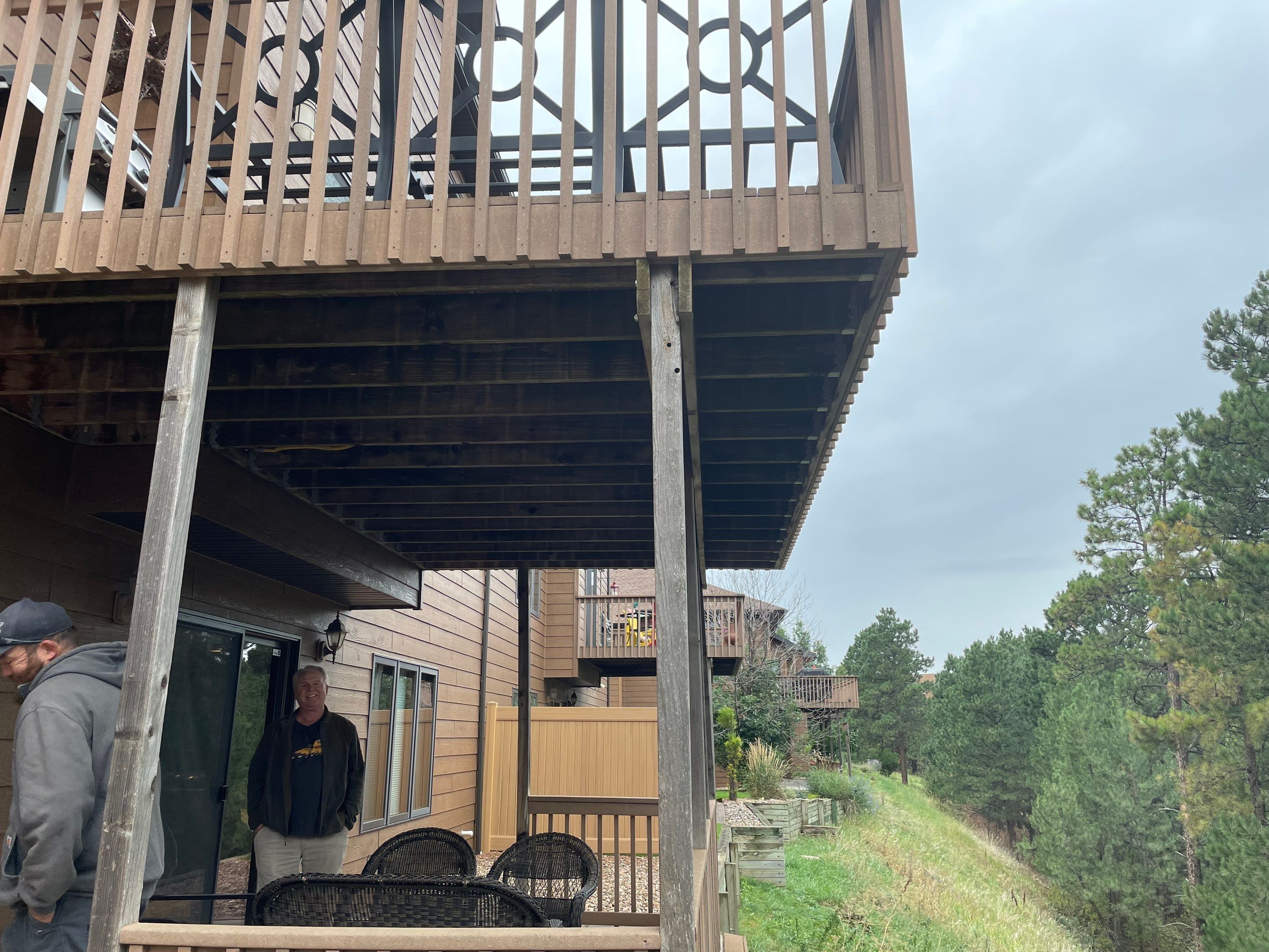 Golf Course Trex Deck Transformation by Weather-Tite Exteriors LLC