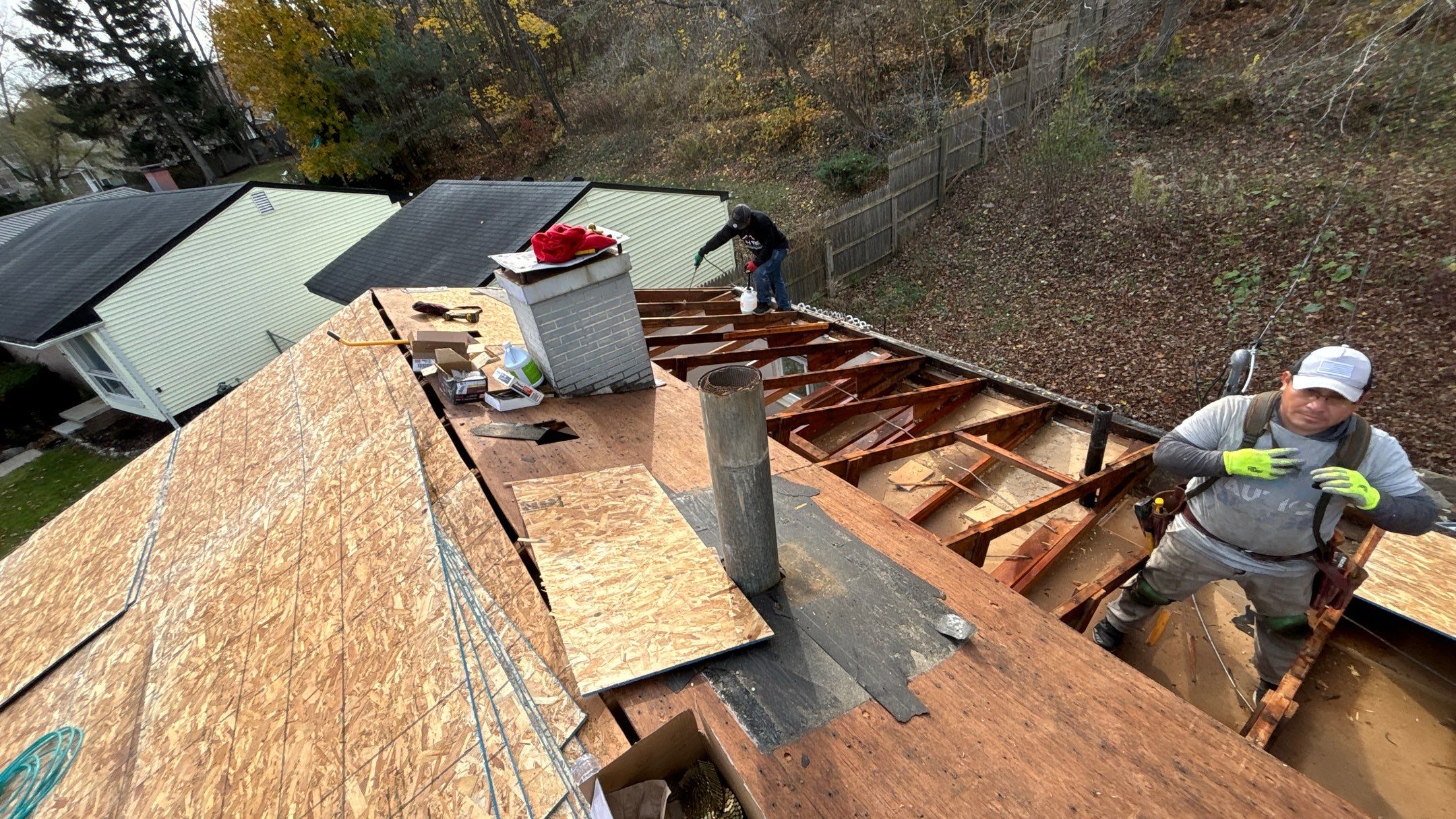 Roof Replacement using CertainTeed Landmark Driftwood by 180 Contractors