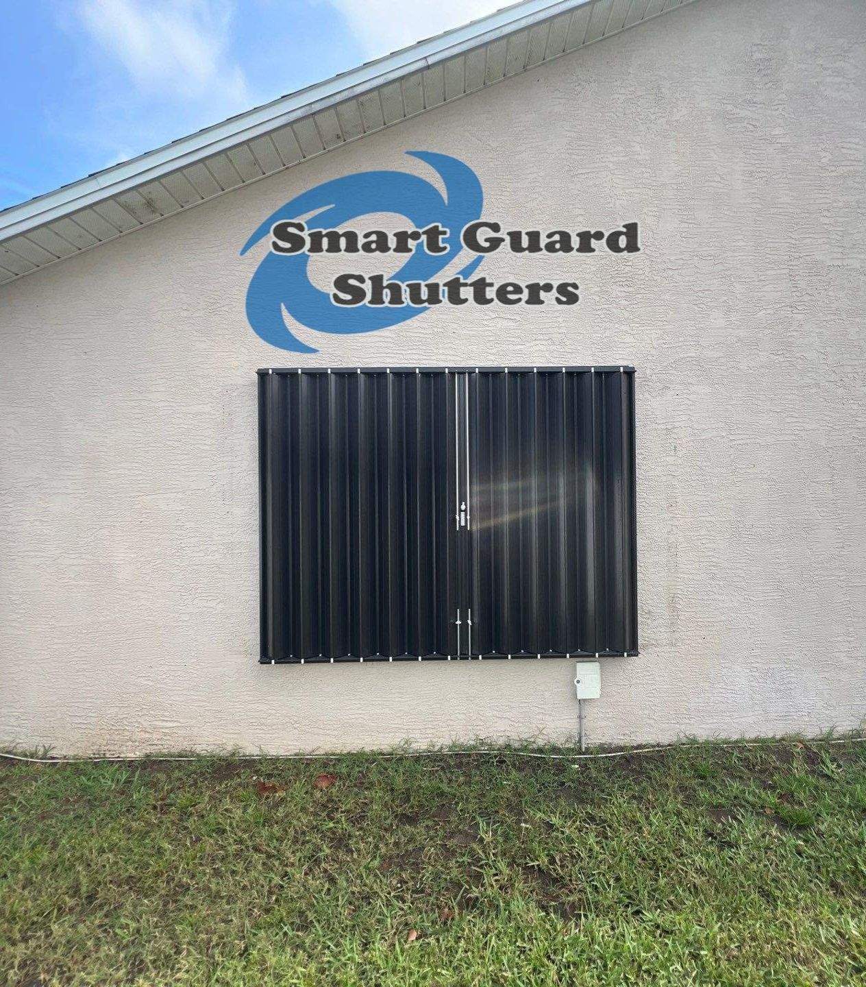 Hurricane Protection in Bronze by Smart Guard Shutters