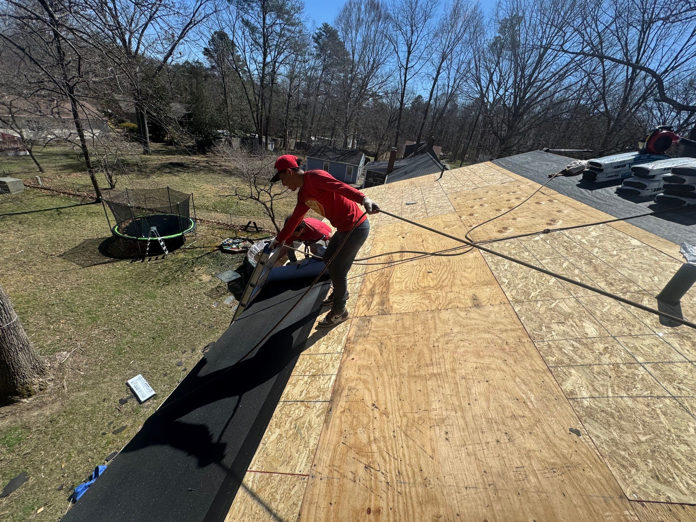Complete Roof Replacement and Plywood Decking Repair in Quinton by Cade Construction