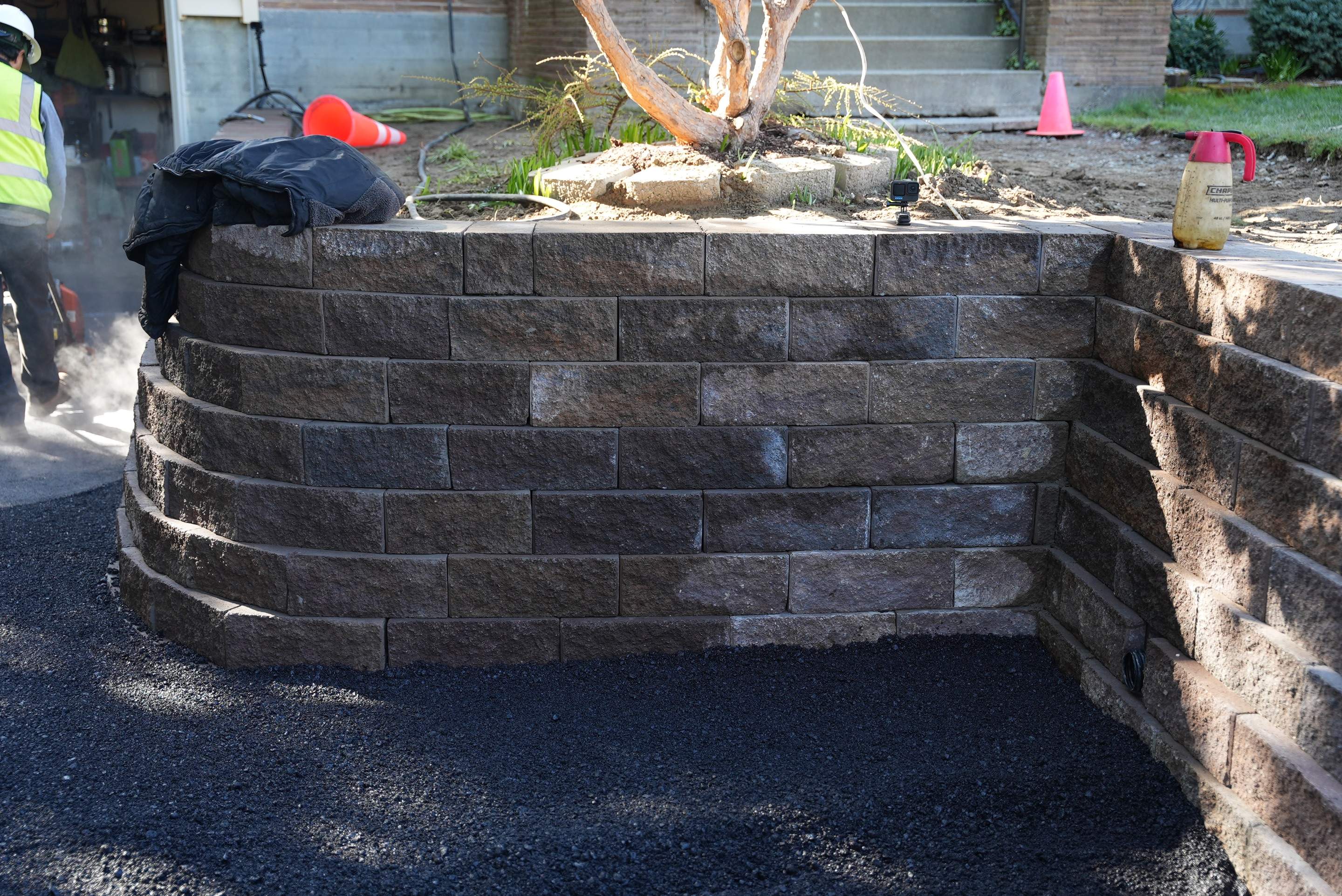 Lorra | Asphalt Driveway Repair & Retaining Wall by Jireh Asphalt & Concrete Inc 