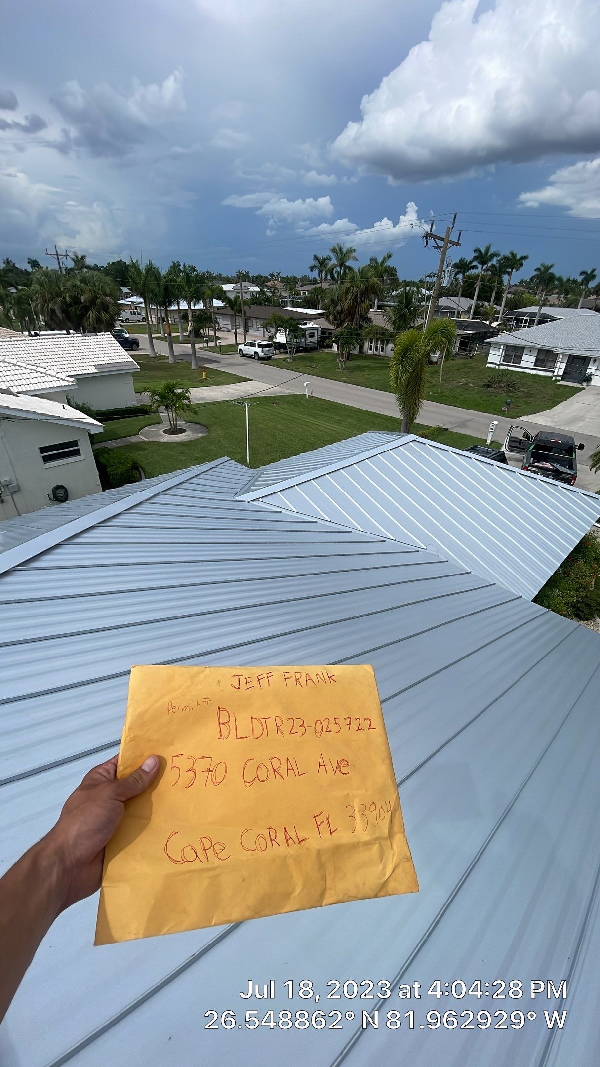 Residential Roofing Installation using Standing Seam Metal by Protek 
