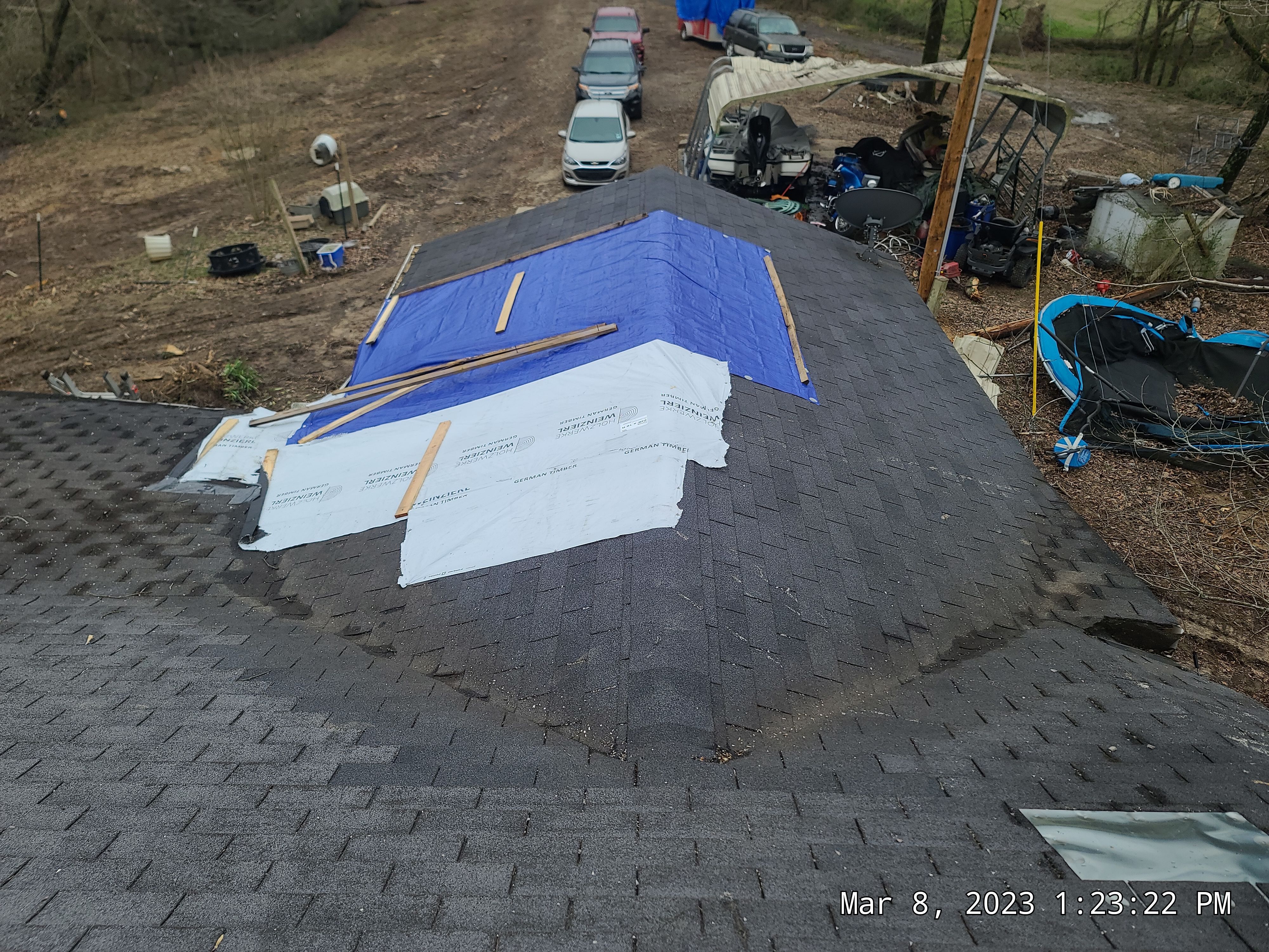 Residential Shingle Reroof using Certainteed Landmark 3-Tab by Hostetler Roofing