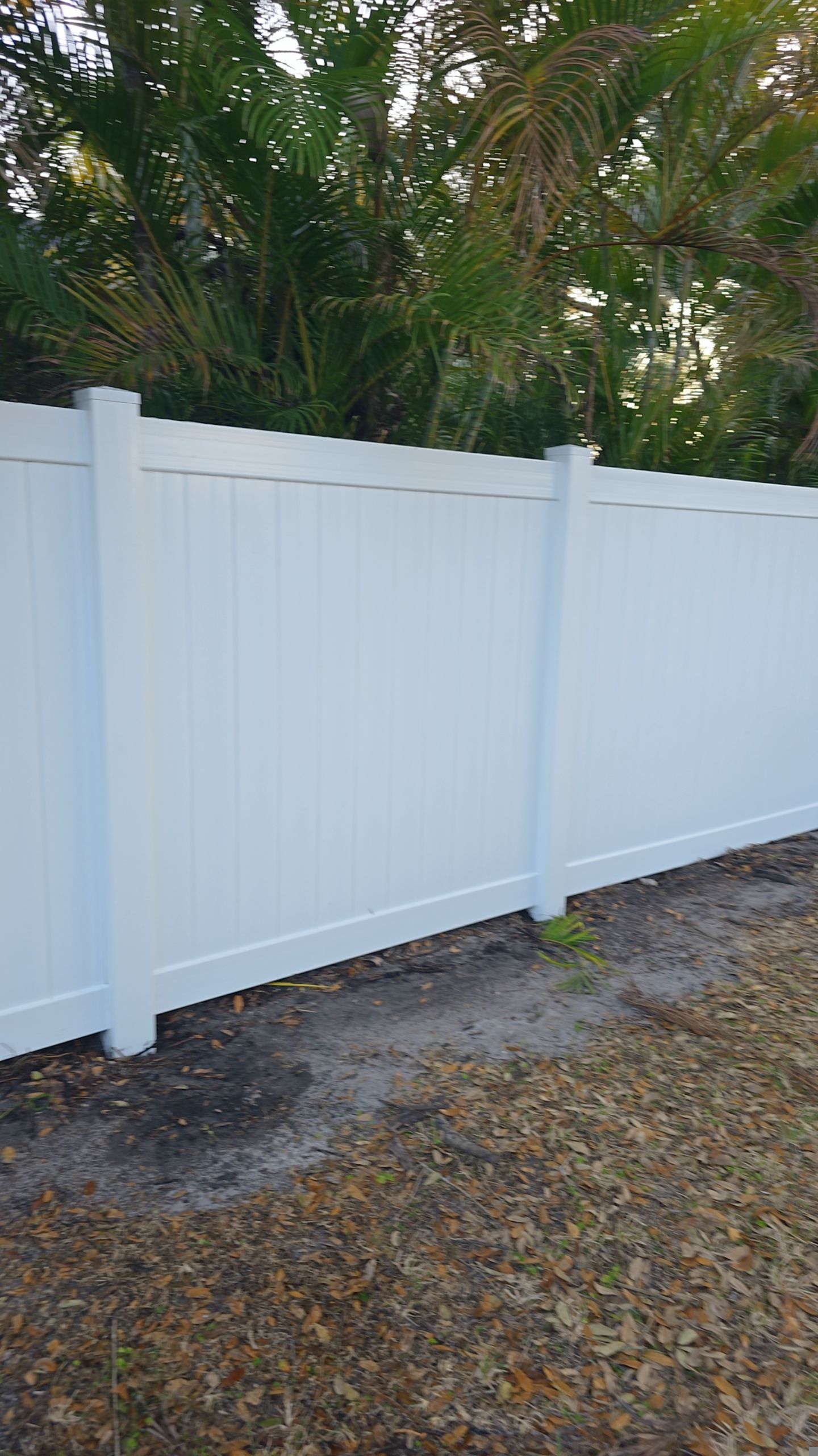 White Vinyl Fence in Port Charlotte by True Fence LLC