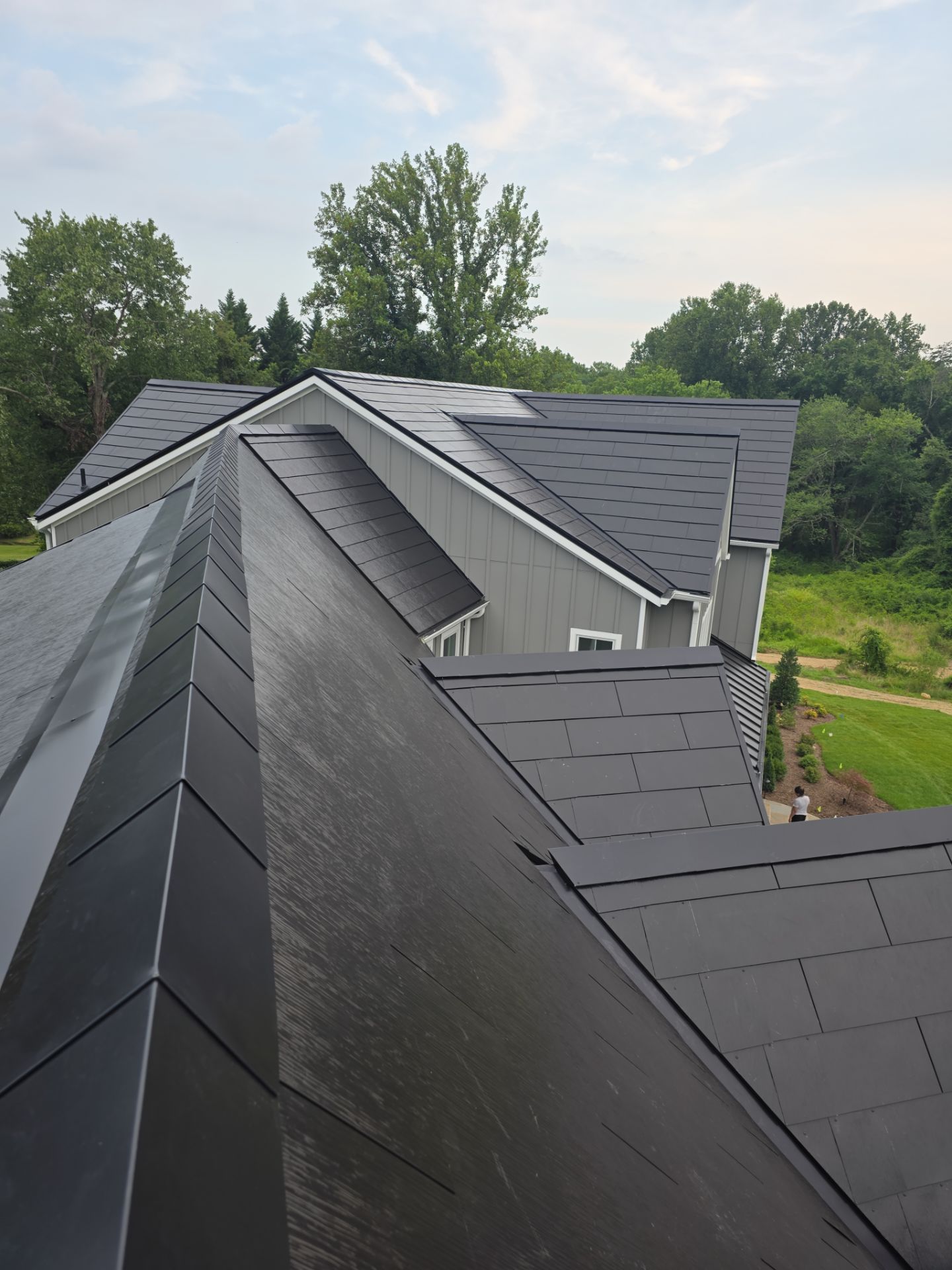 Tesla Solar Roof + Powerwall & SPAN Panel Integration | Fairfax, VA by American Home Contractors