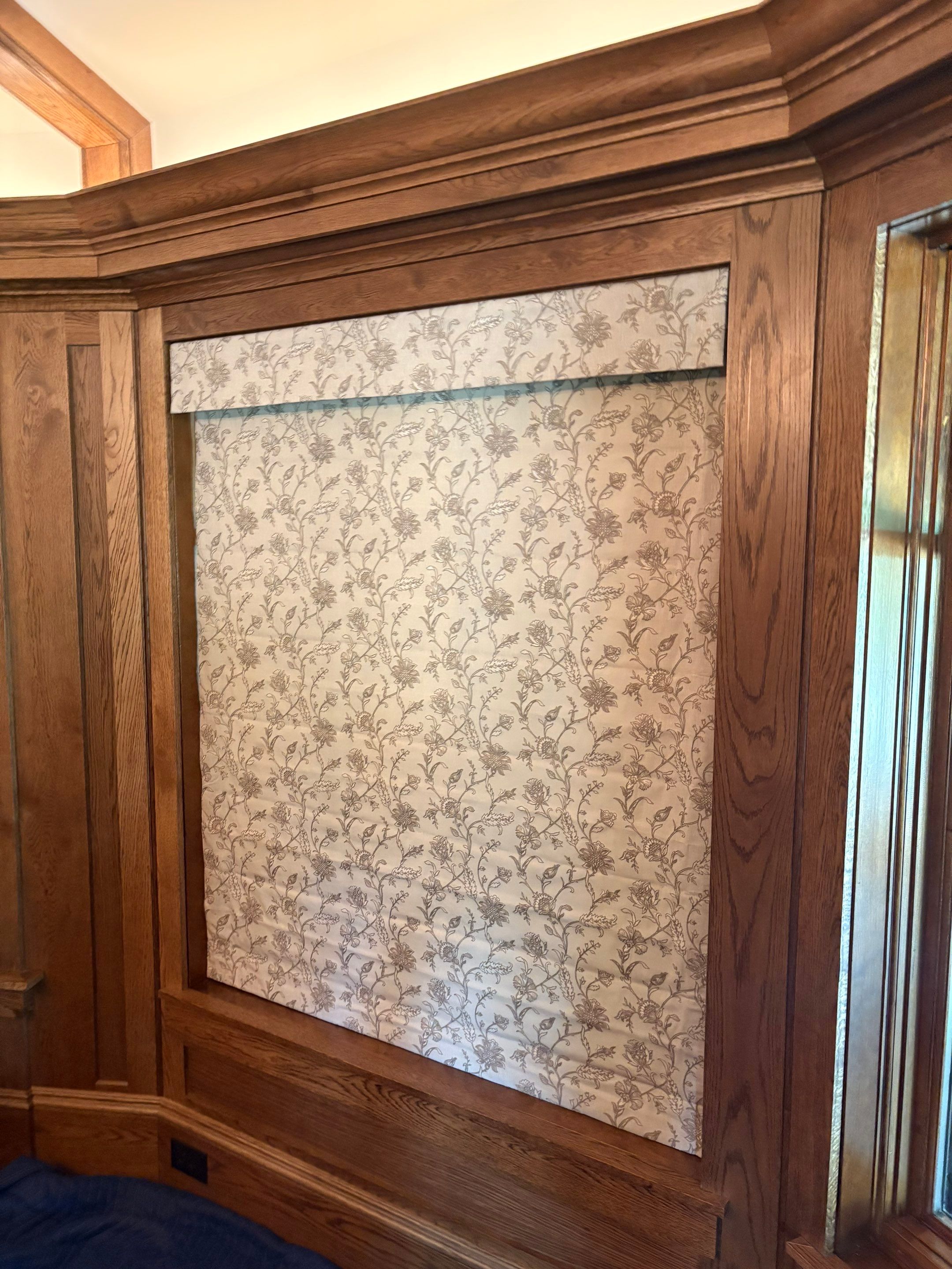 Roman Shades Project in Huntsville, Alabama by Blinds and Borders
