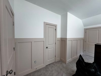Nursery- Custom Board and Batten Wainscoting