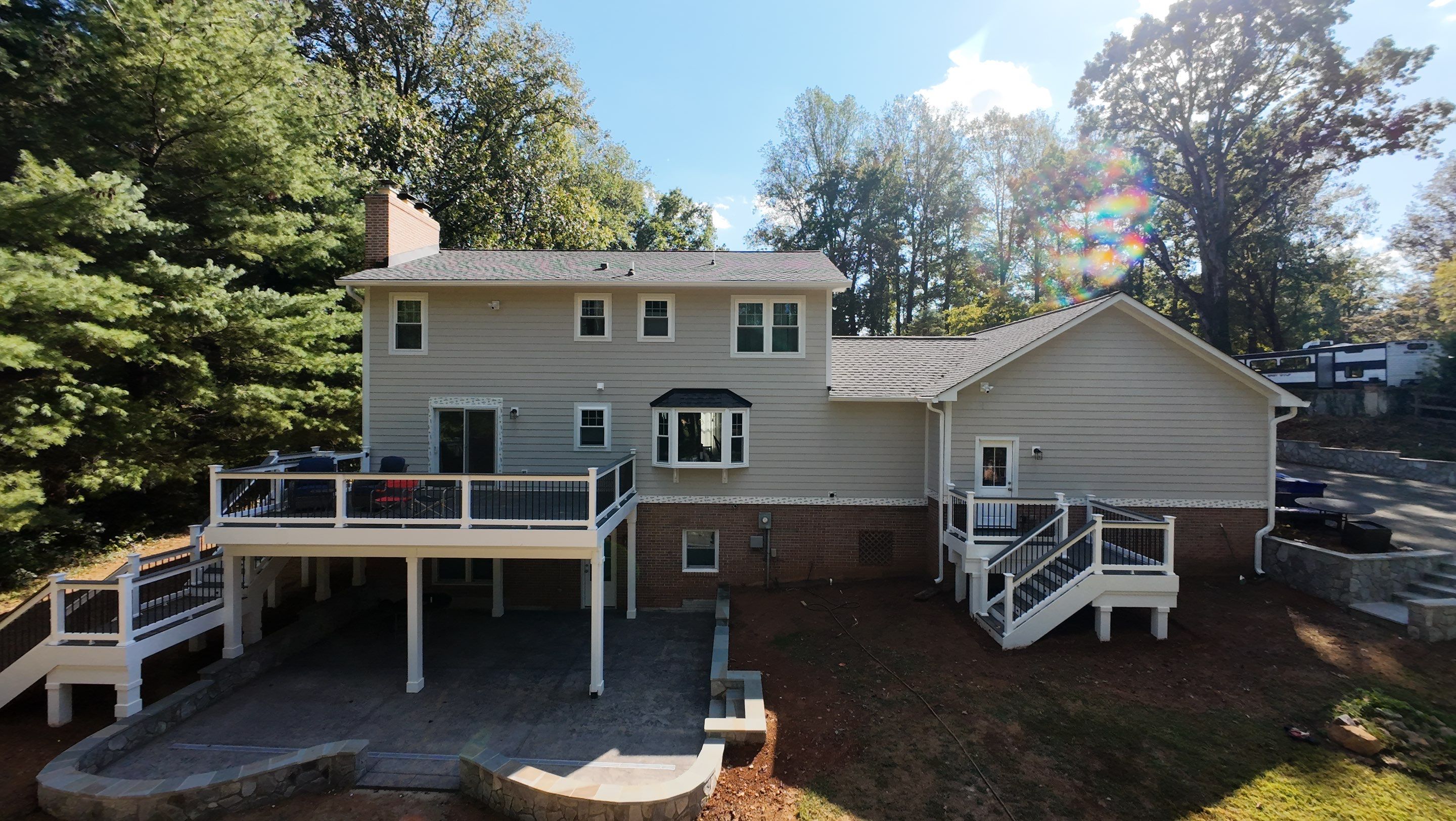 Sleek James Hardy Siding in Virgina by American Home Contractors