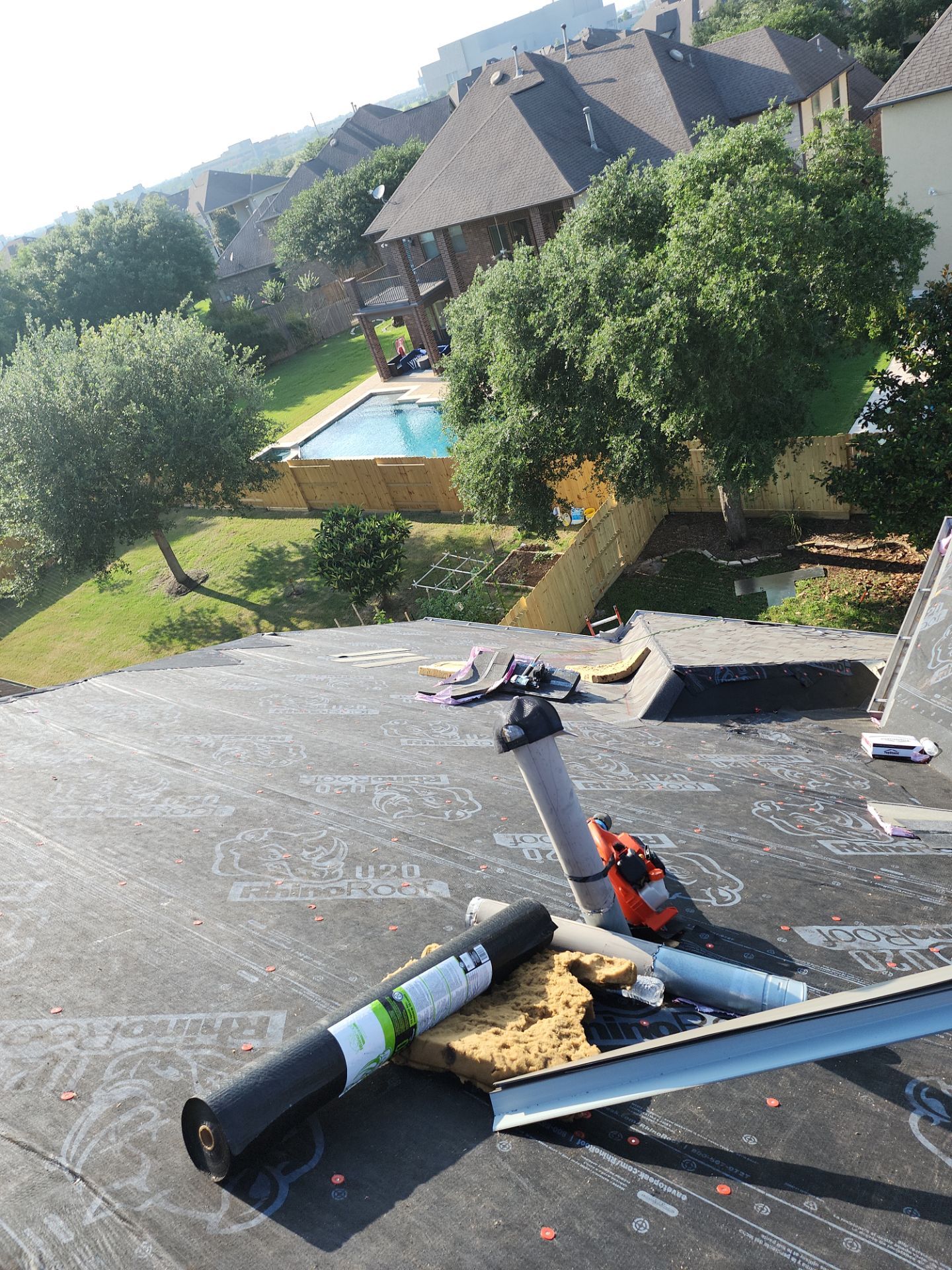 Residential Roofing Repair using Owen's Corning Duration (Lifetime) Shingles by Roof Repair Company