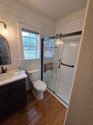Fredericksburg Tub-to-Shower Conversion Designed for Aging in Place