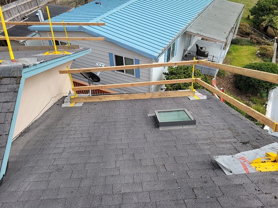 Residential Roofing Installation using Malarkey Highlander with Vented Ridge by Orezona Building & Roofing Company, Inc.
