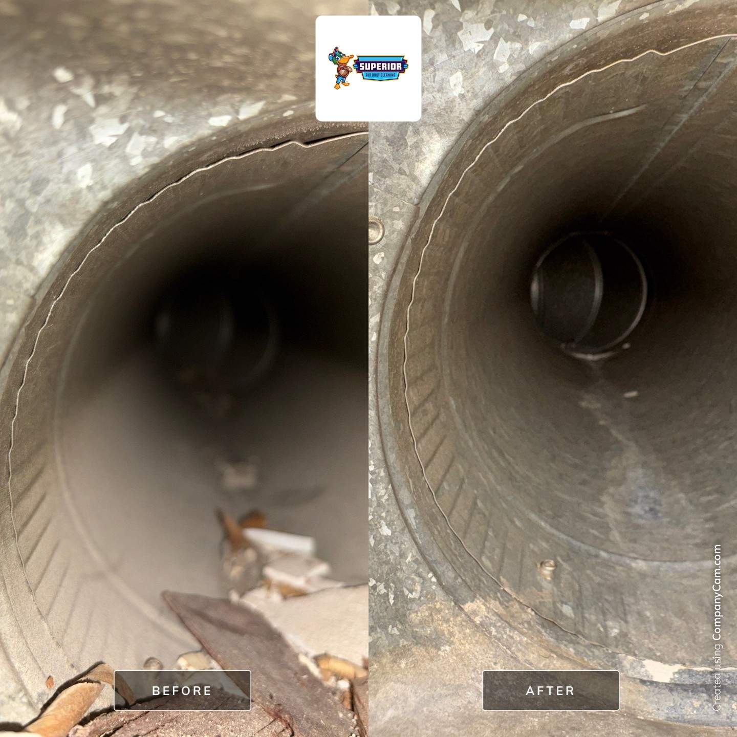 Air Duct Cleaning With a Vacuum Truck in Salem, OH by Superior Air Duct Cleaning