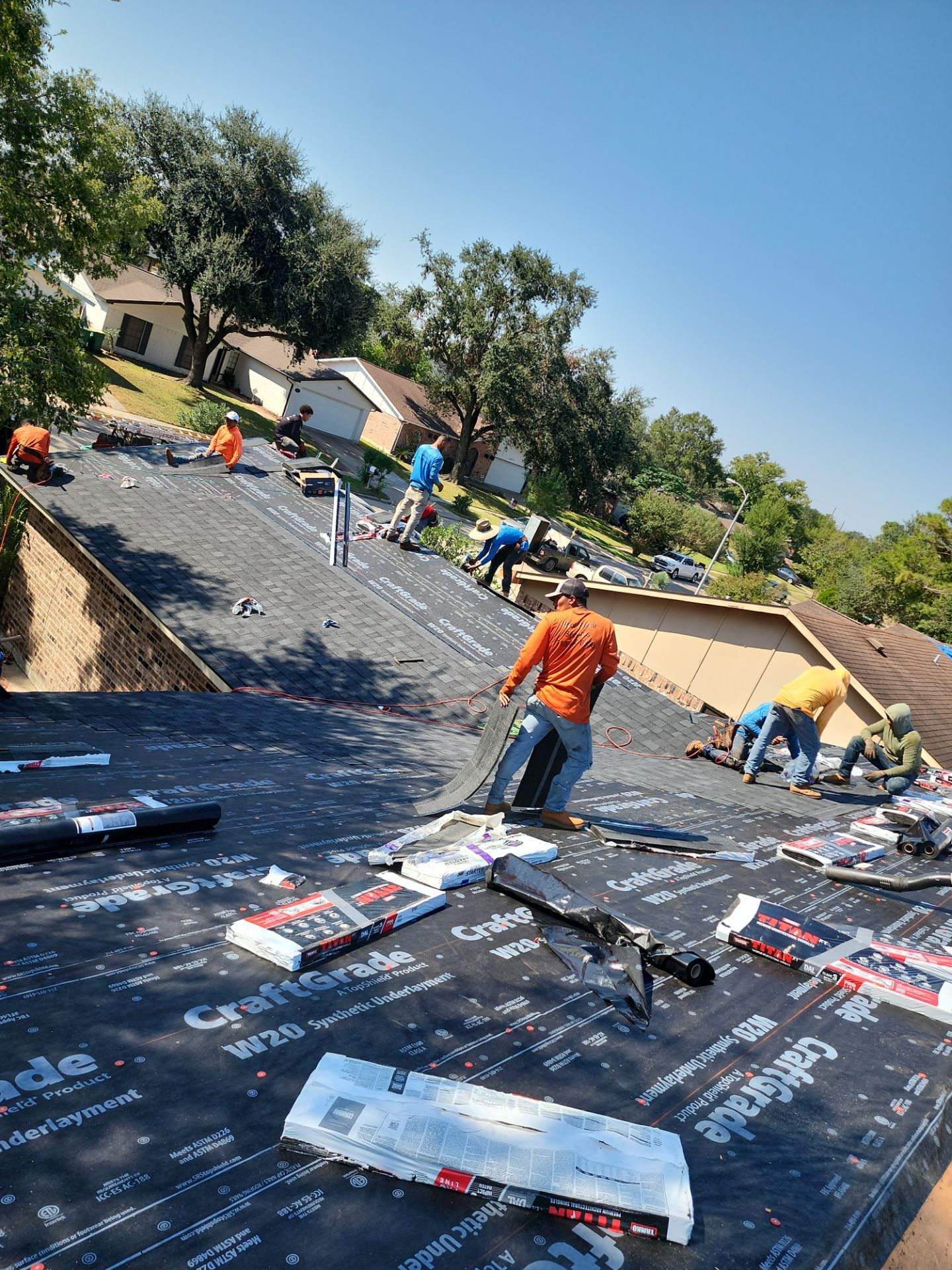 Residential Roofing Installation using Owen's Corning Duration (Lifetime) Shingles by Roof Repair Company