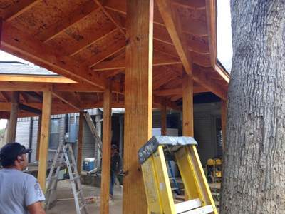 Covered Walkway Patio for a Private School