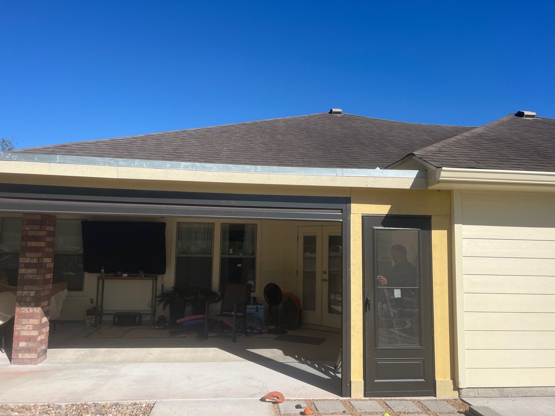 It Ain't Easy getting Shady  by Bayfront Roofing and Construction