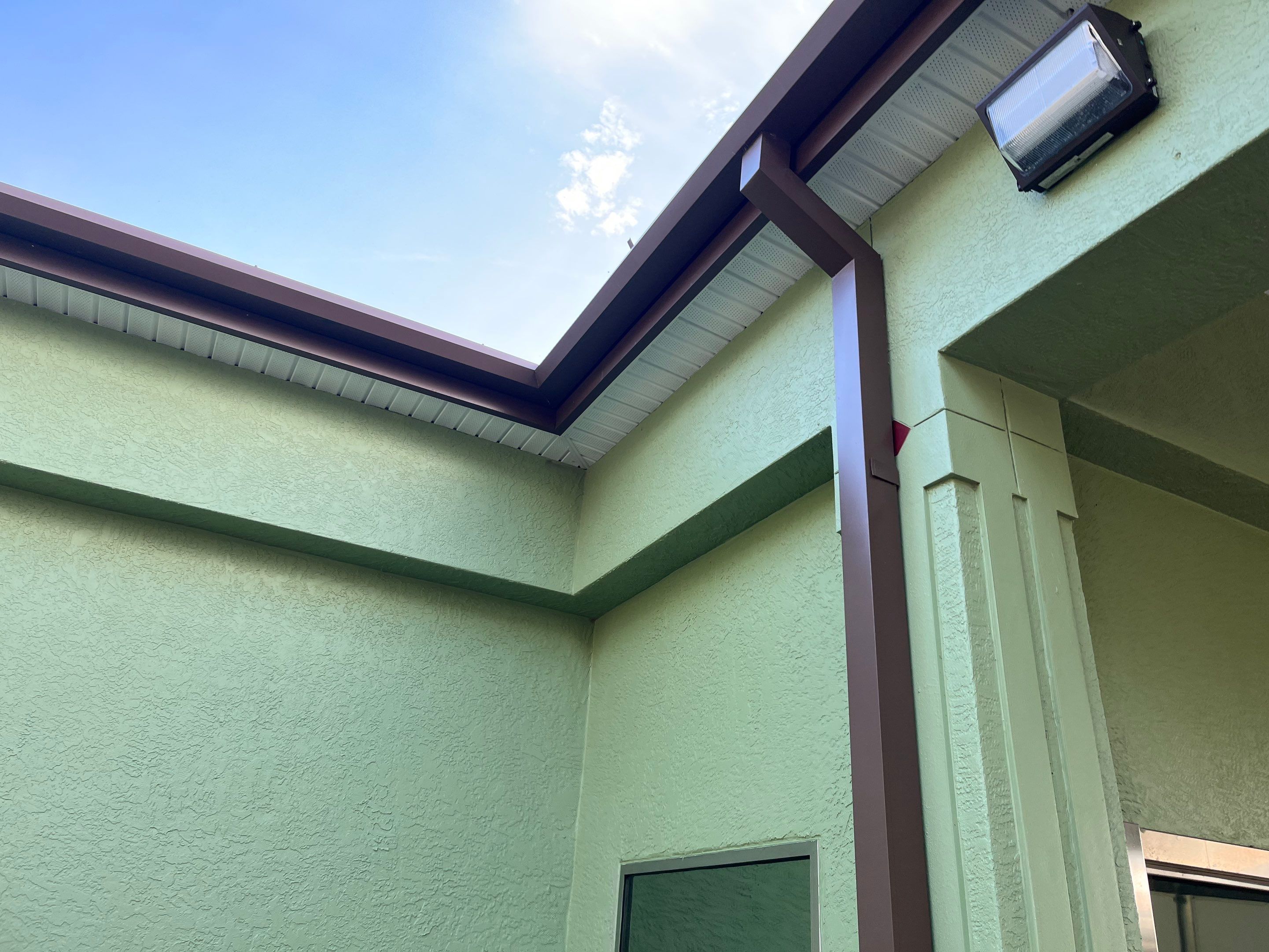 Commercial Gutter Installation in Sarasota FL by Gutter Professors